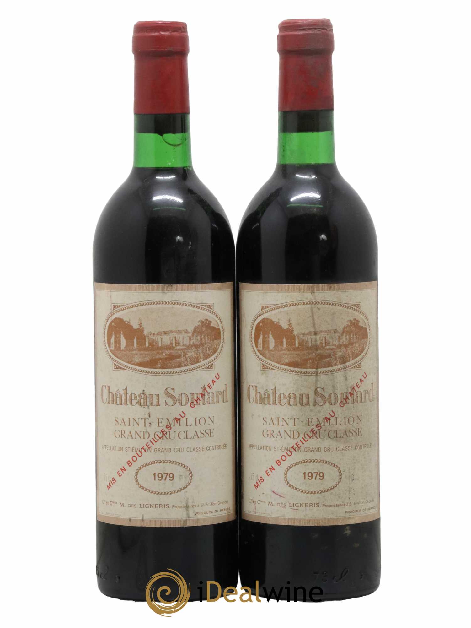 Château Soutard Grand Cru Classé 1979 - Lot de 2 bouteilles - 0