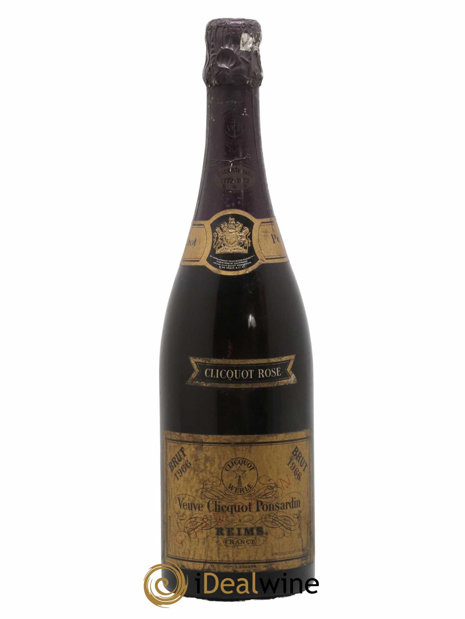 Vintage Rosé Veuve Clicquot 1966 - Lot de 1 bouteille - 0