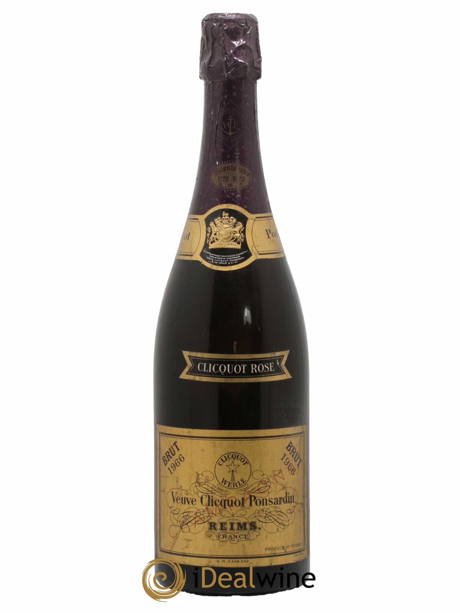 Vintage Rosé Veuve Clicquot 1966 - Lot de 1 bouteille - 0
