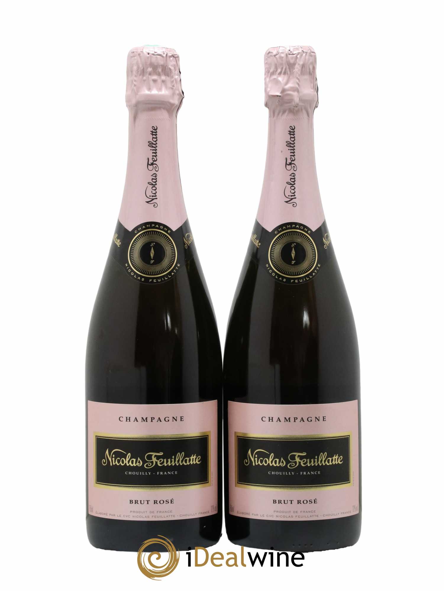 Champagne - Brut Nicolas Feuillatte - Lot de 2 bouteilles - 0