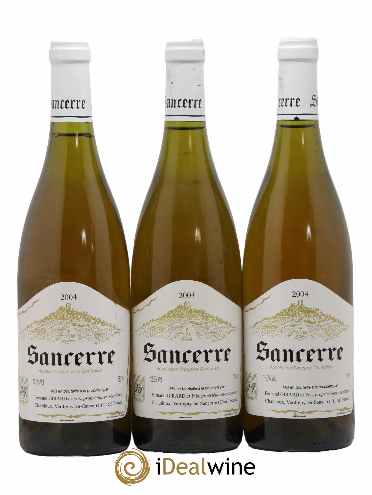Sancerre Fernand Girard 2004 - Lot de 3 bouteilles - 0
