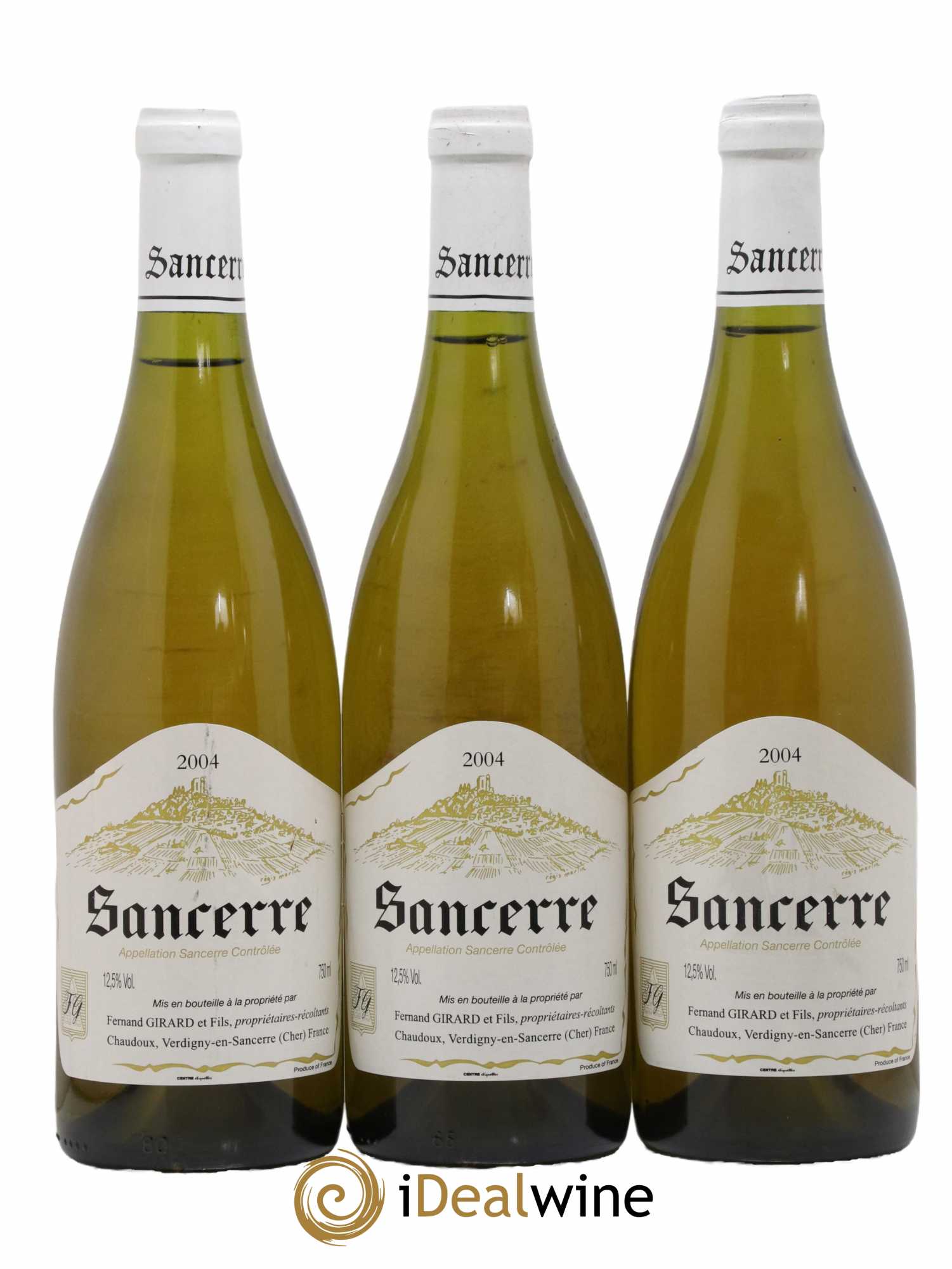 Sancerre Fernand Girard 2004 - Lot de 3 bouteilles - 0