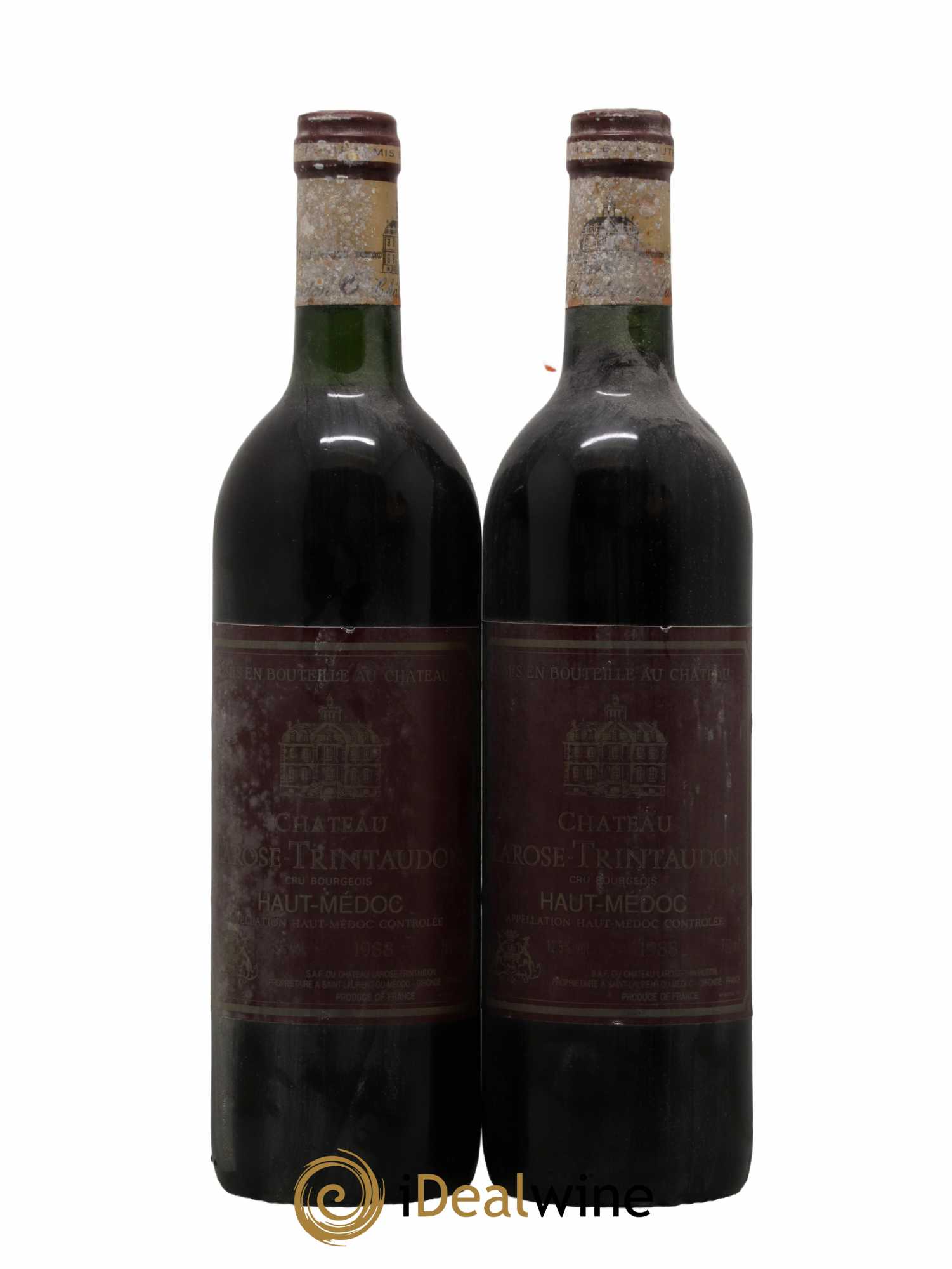 Château Larose Trintaudon Cru Bourgeois 1988 - Lot de 2 bouteilles - 0