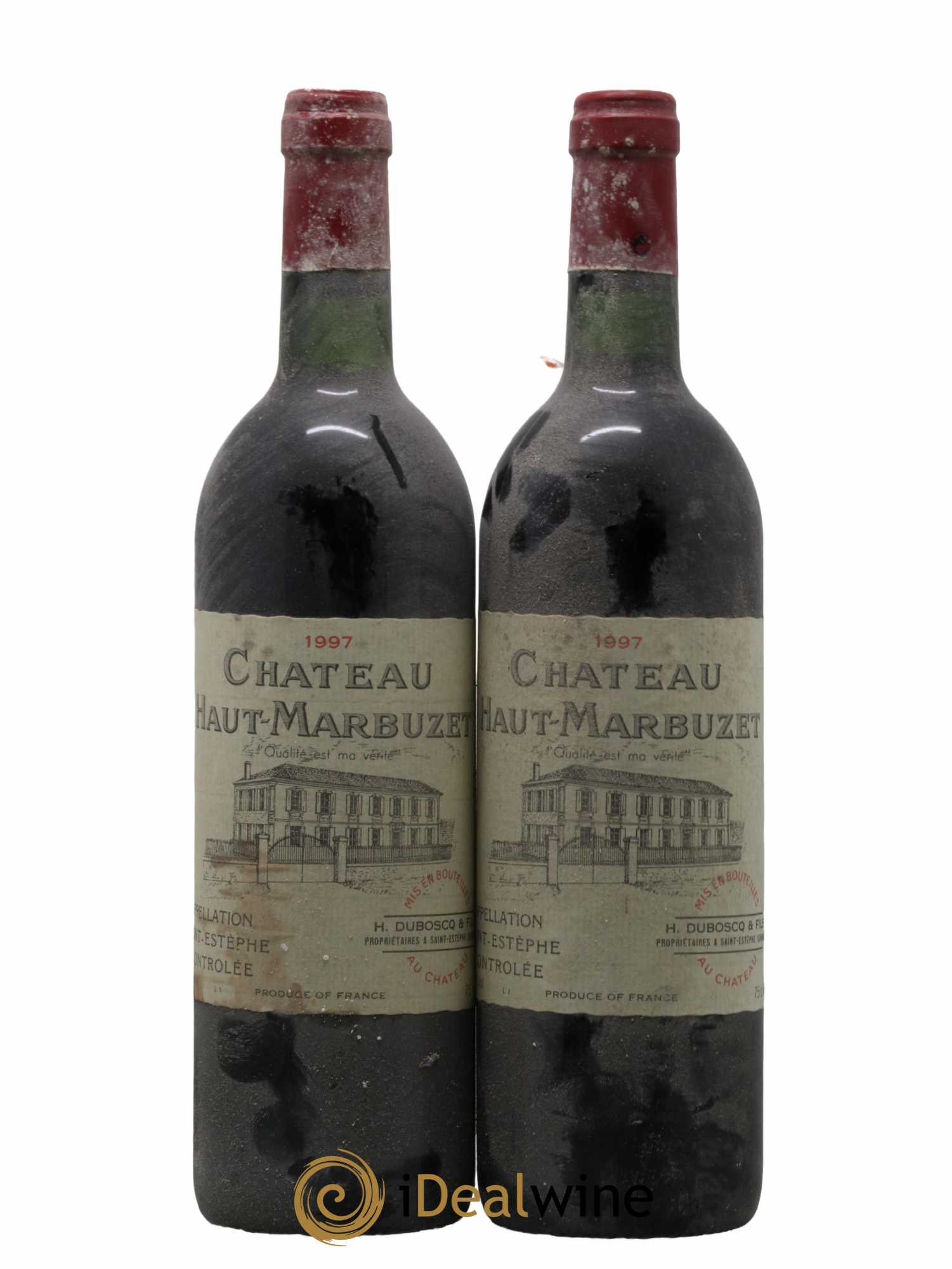 Château Haut Marbuzet 1997 - Lot de 2 bouteilles - 0