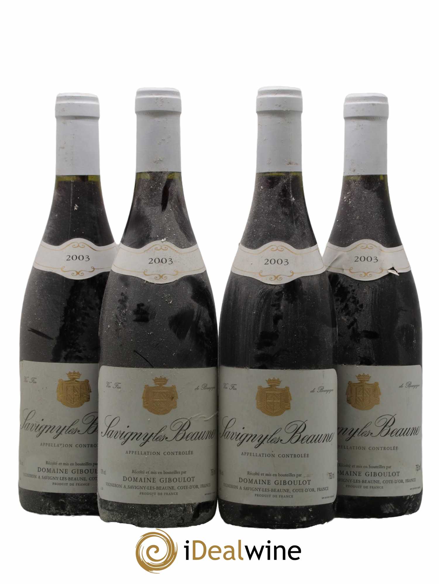 Savigny-lès-Beaune Domaine Giboulot 2003 - Lot de 4 bouteilles - 0