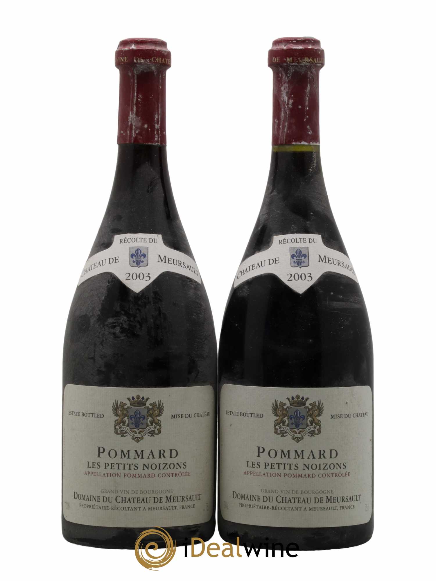 Pommard Les Petits Noizons Château de Meursault 2003 - Lot de 2 bouteilles - 0