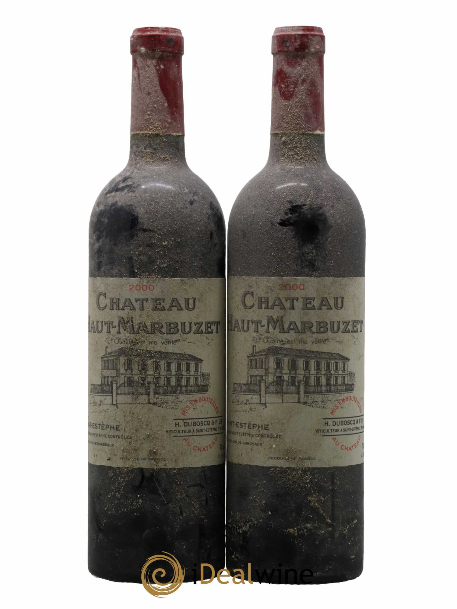Château Haut Marbuzet 2000 - Lot de 2 bouteilles - 0