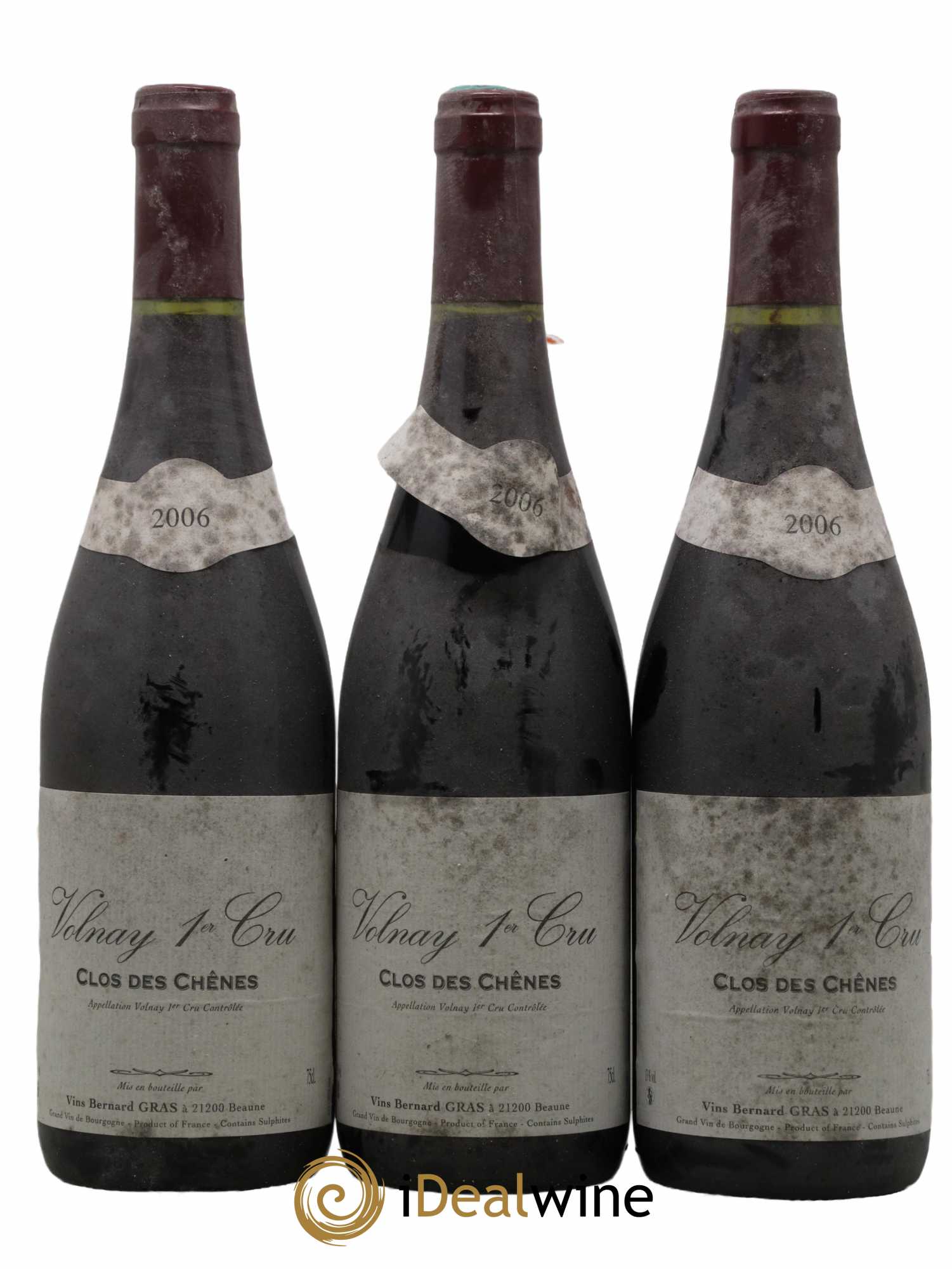 Volnay 1er Cru Clos des Chênes Gras 2006 - Lot de 3 bouteilles - 0