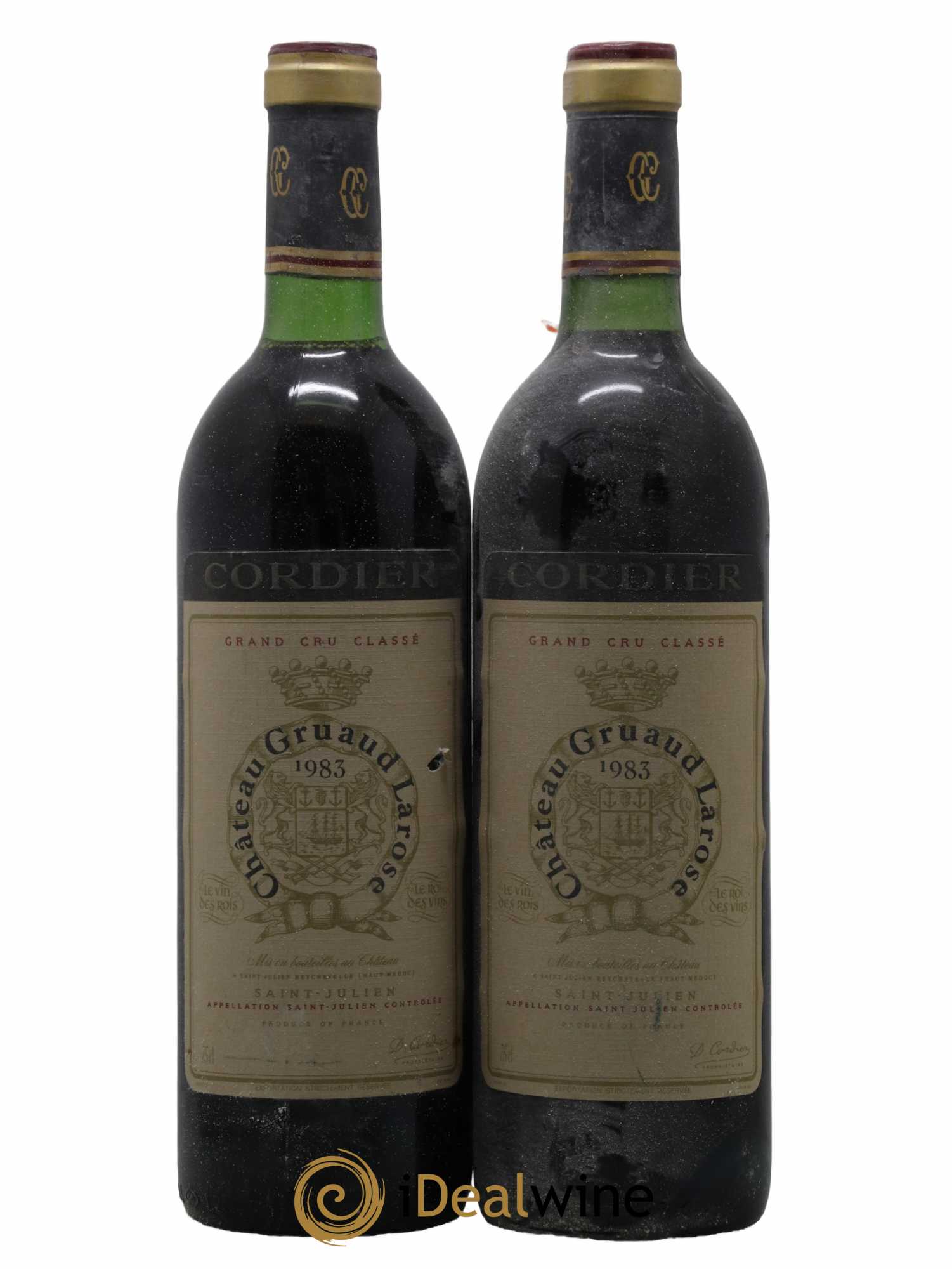 Château Gruaud Larose 2ème Grand Cru Classé 1983 - Lot de 2 bouteilles - 0