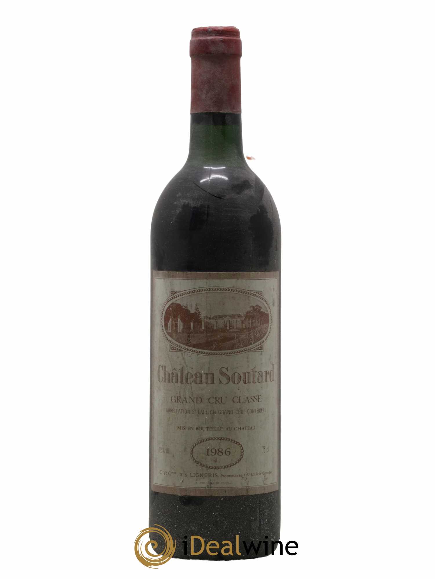 Château Soutard Grand Cru Classé 1986 - Lot de 1 bouteille - 0