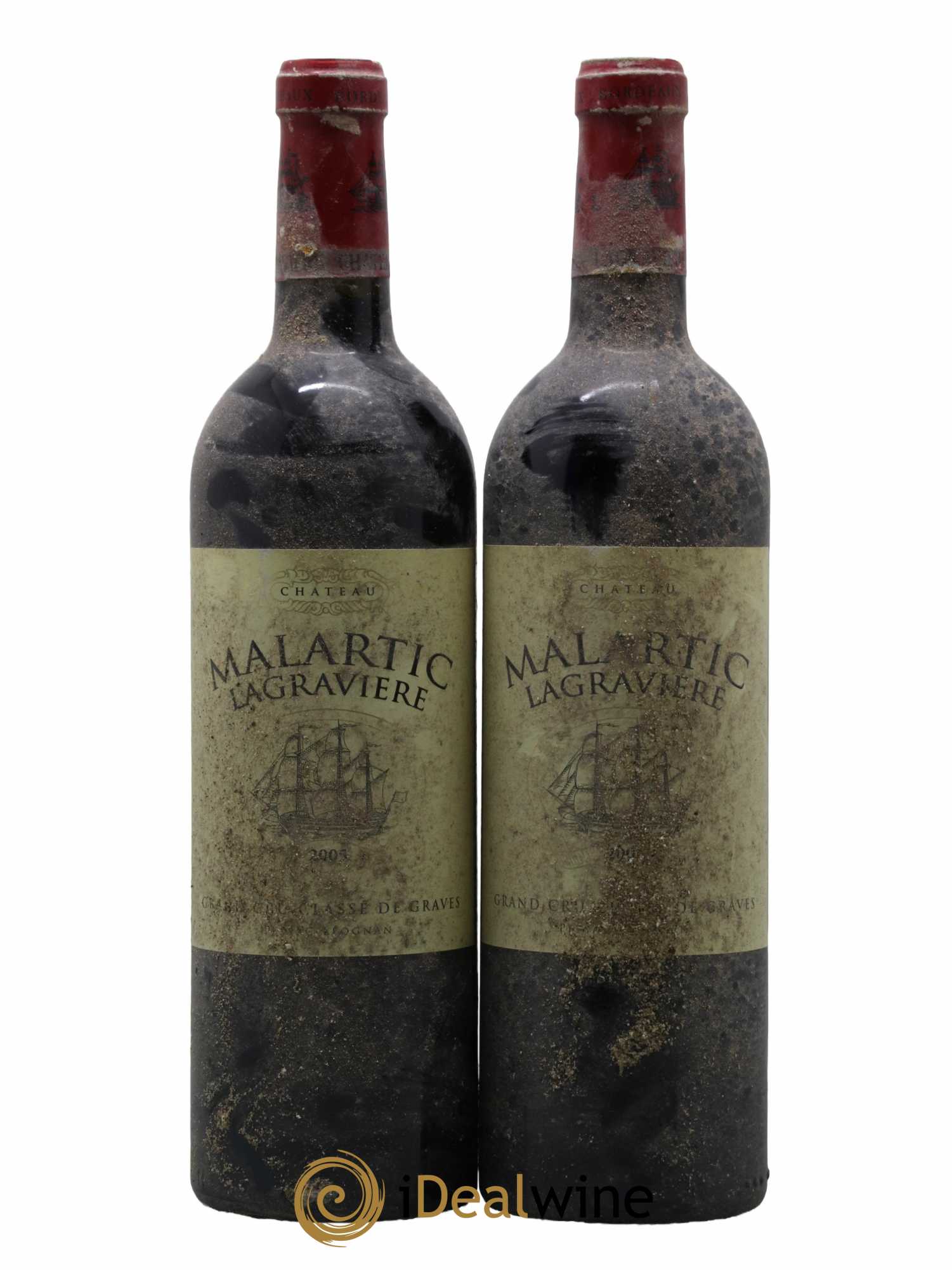 Château Malartic-Lagravière Cru Classé de Graves 2005 - Lot de 2 bouteilles - 0