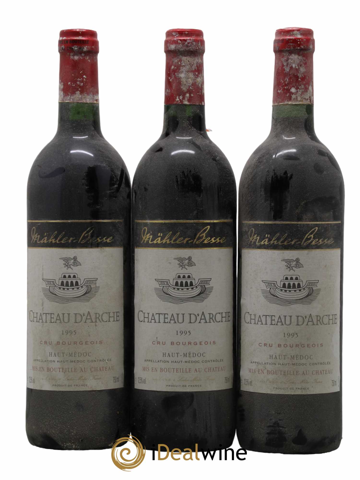 Haut Médoc Chateau d'Arche 1995 - Lot de 3 bouteilles - 0