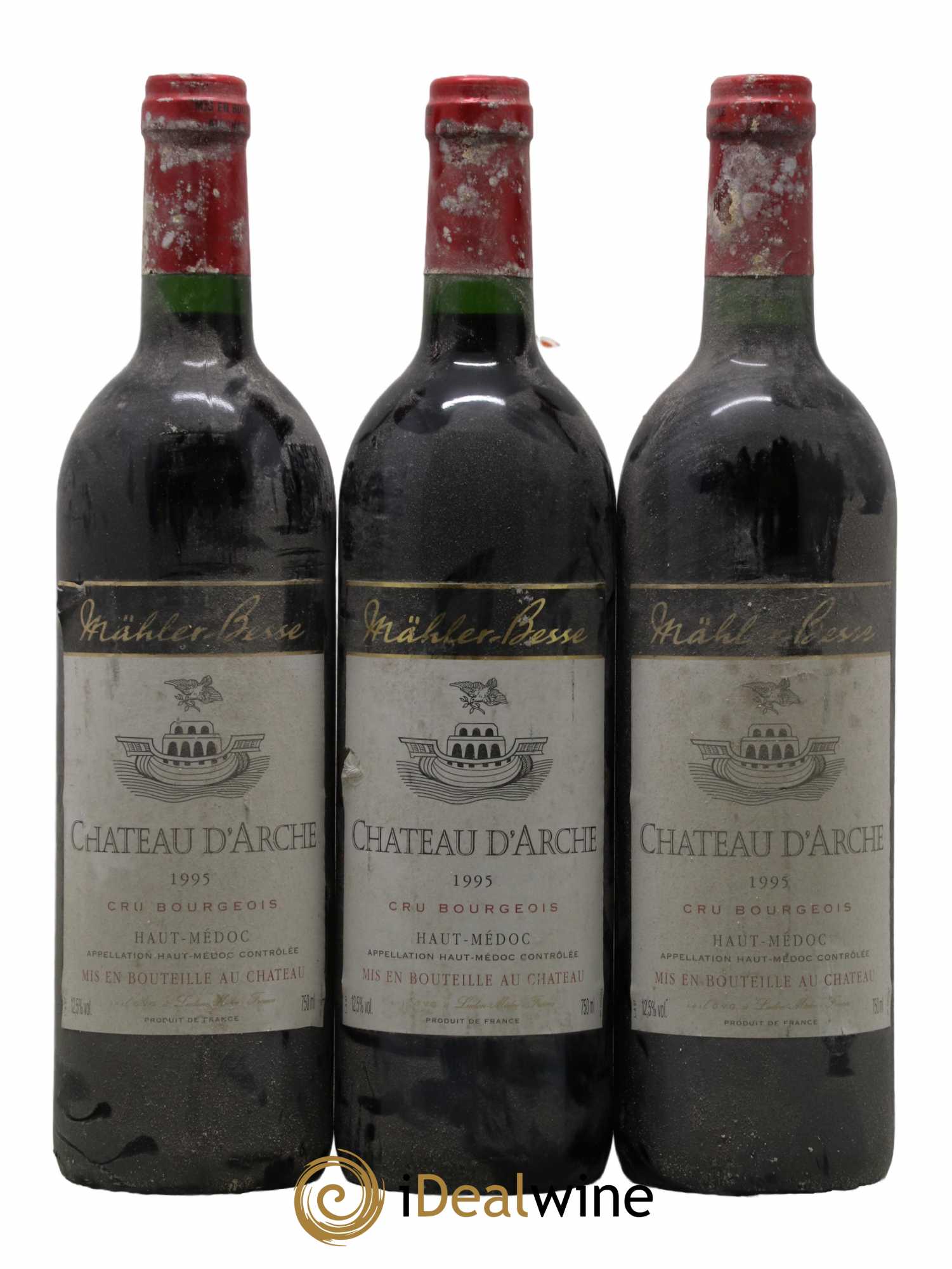 Haut Médoc Chateau d'Arche 1995 - Lot de 3 bouteilles - 0