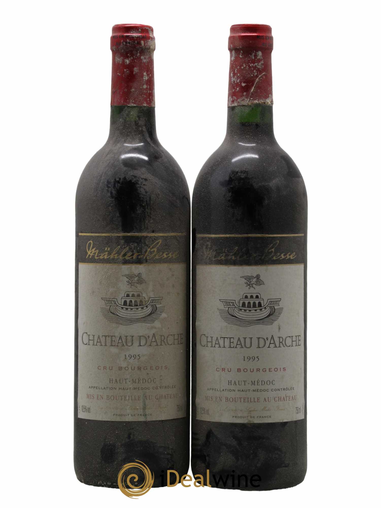 Haut Médoc Chateau d'Arche 1995 - Lot de 2 bouteilles - 0