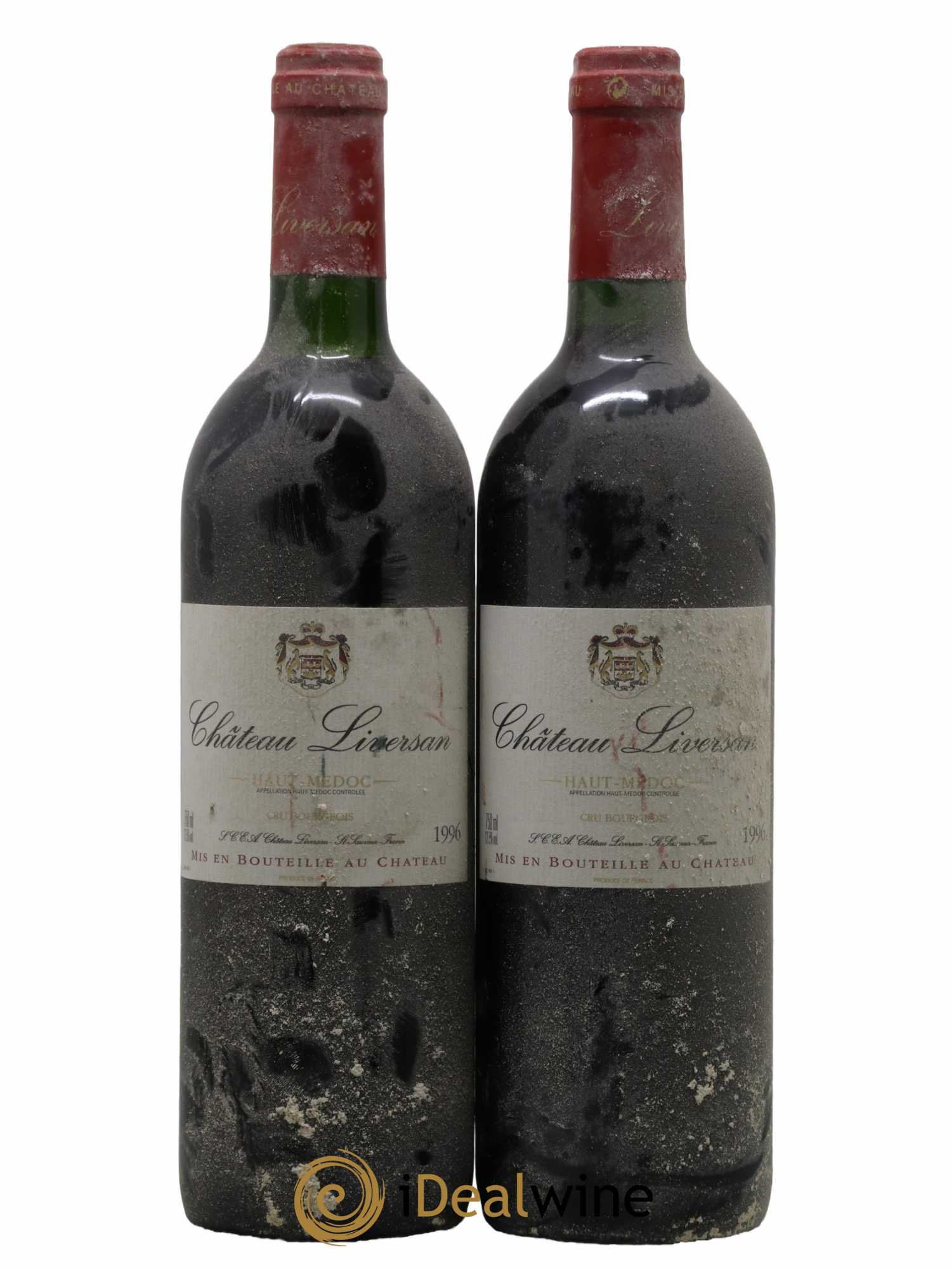 Château Liversan Cru Bourgeois 1996 - Lot de 2 bouteilles - 0