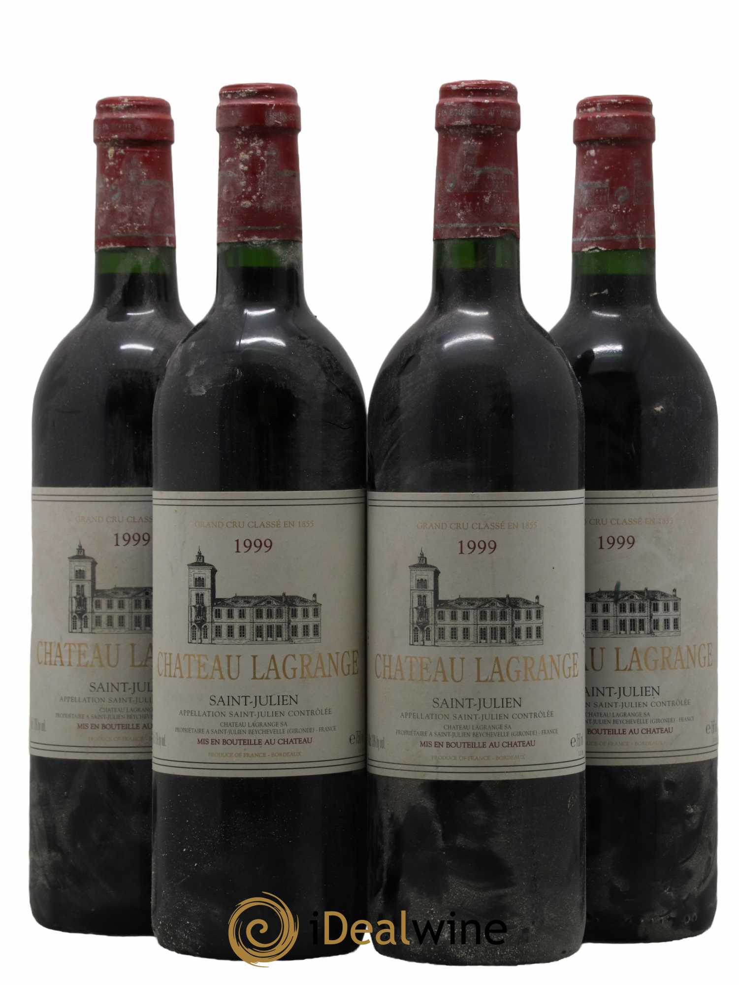 Château Lagrange 3ème Grand Cru Classé 1999 - Lot de 4 bouteilles - 0