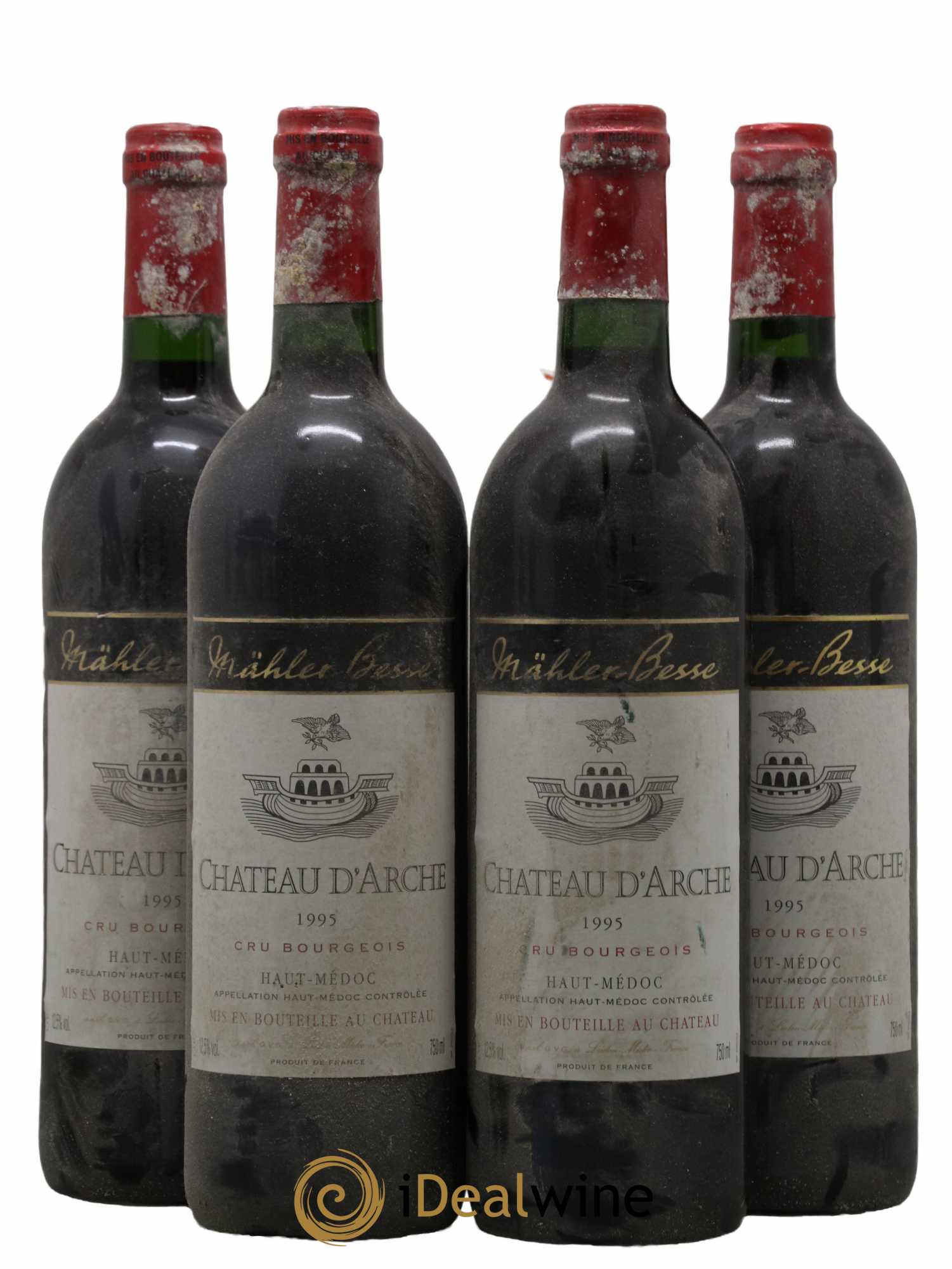 Haut Médoc Chateau d'Arche 1995 - Lot de 4 bouteilles - 0