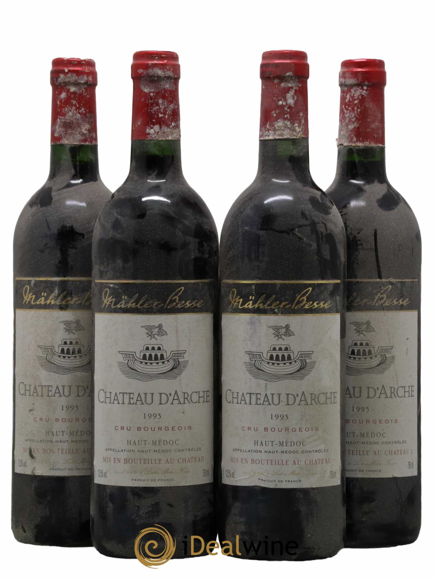 Haut Médoc Chateau d'Arche 1995 - Lot de 4 bouteilles - 0