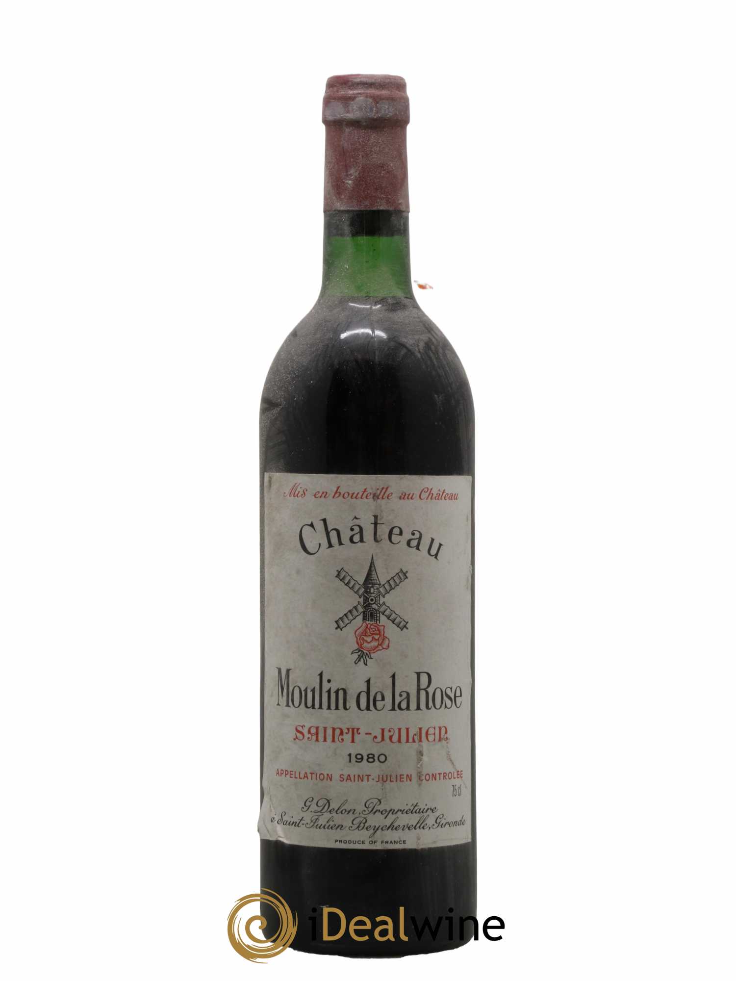 Château Moulin de la Rose Cru Bourgeois 1989 - Lot de 1 bouteille - 0