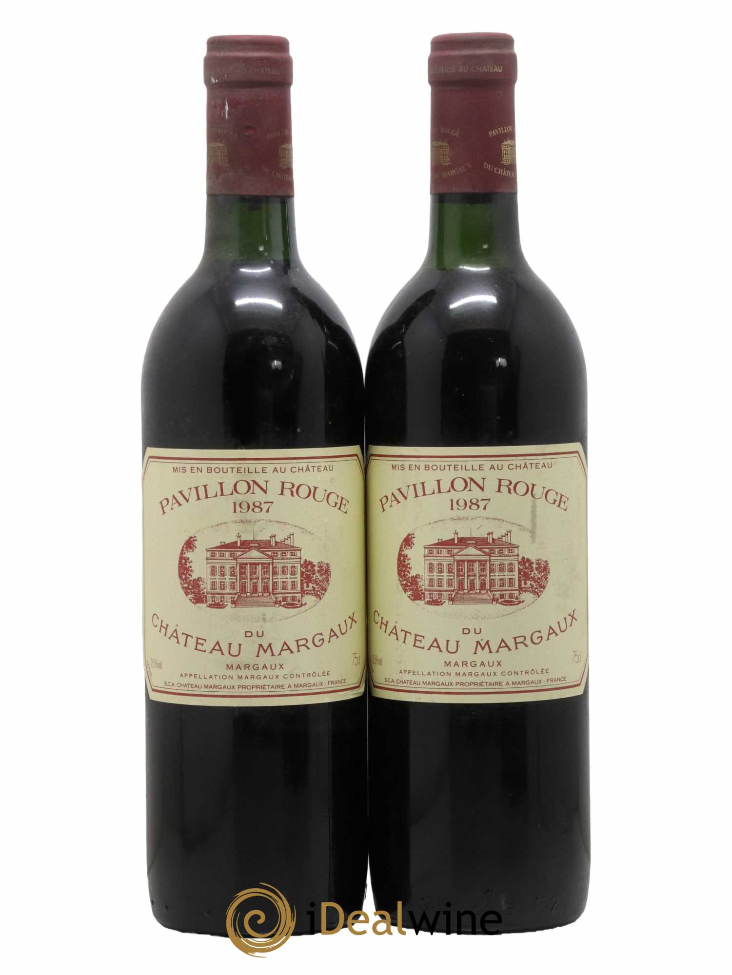 Pavillon Rouge du Château Margaux Second Vin 1987 - Lot de 2 bouteilles - 0