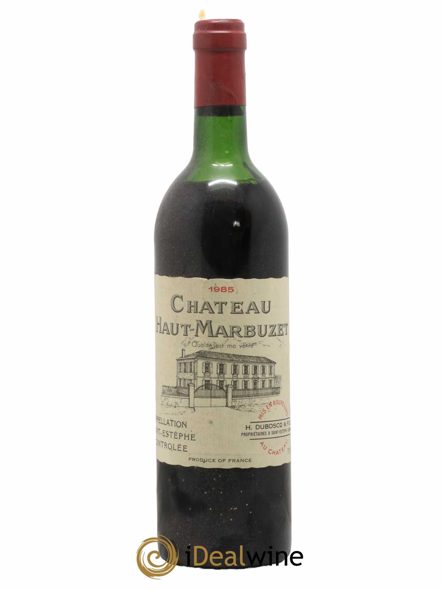 Château Haut Marbuzet 1985 - Lot de 1 bouteille - 0