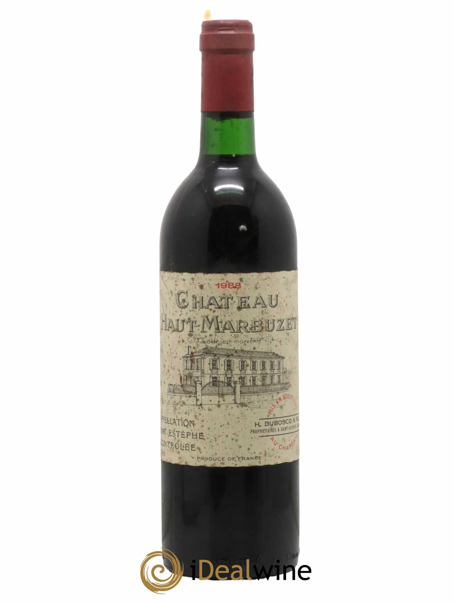 Château Haut Marbuzet 1988 - Lot de 1 bouteille - 0
