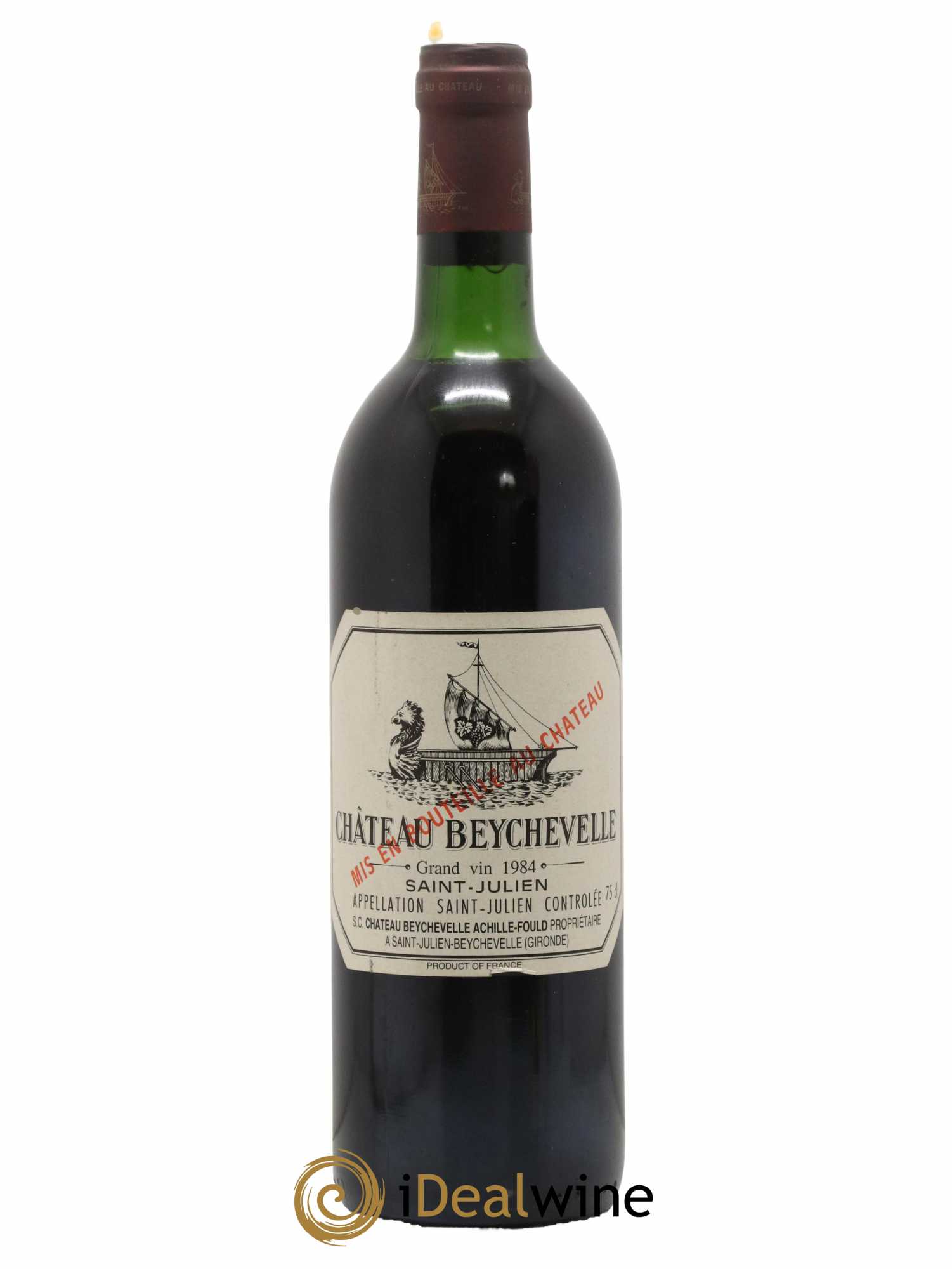 Château Beychevelle 4ème Grand Cru Classé 1984 - Lot de 1 bouteille - 0