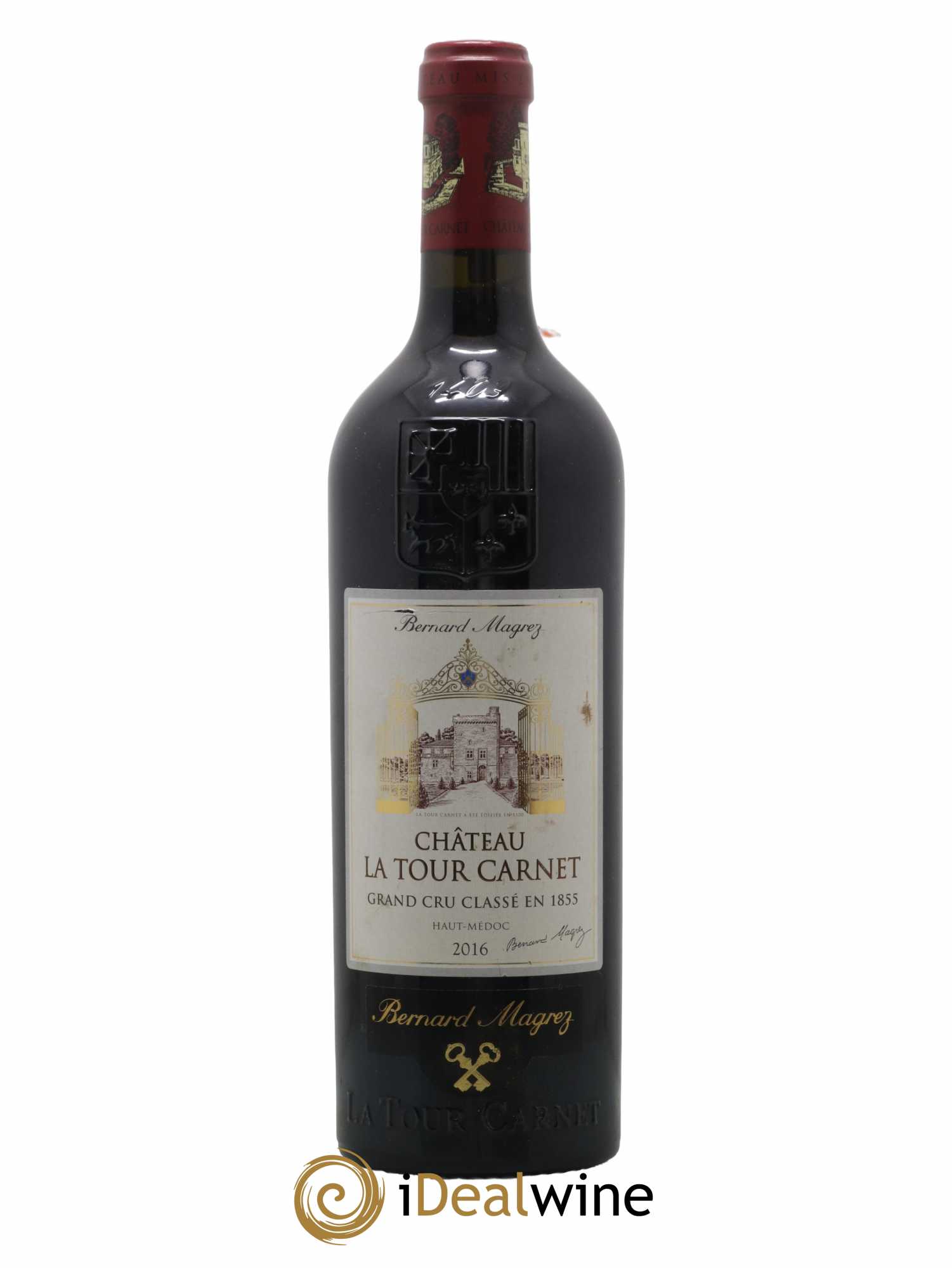Château la Tour Carnet 4ème Grand Cru Classé 2016 - Lot de 1 bouteille - 0