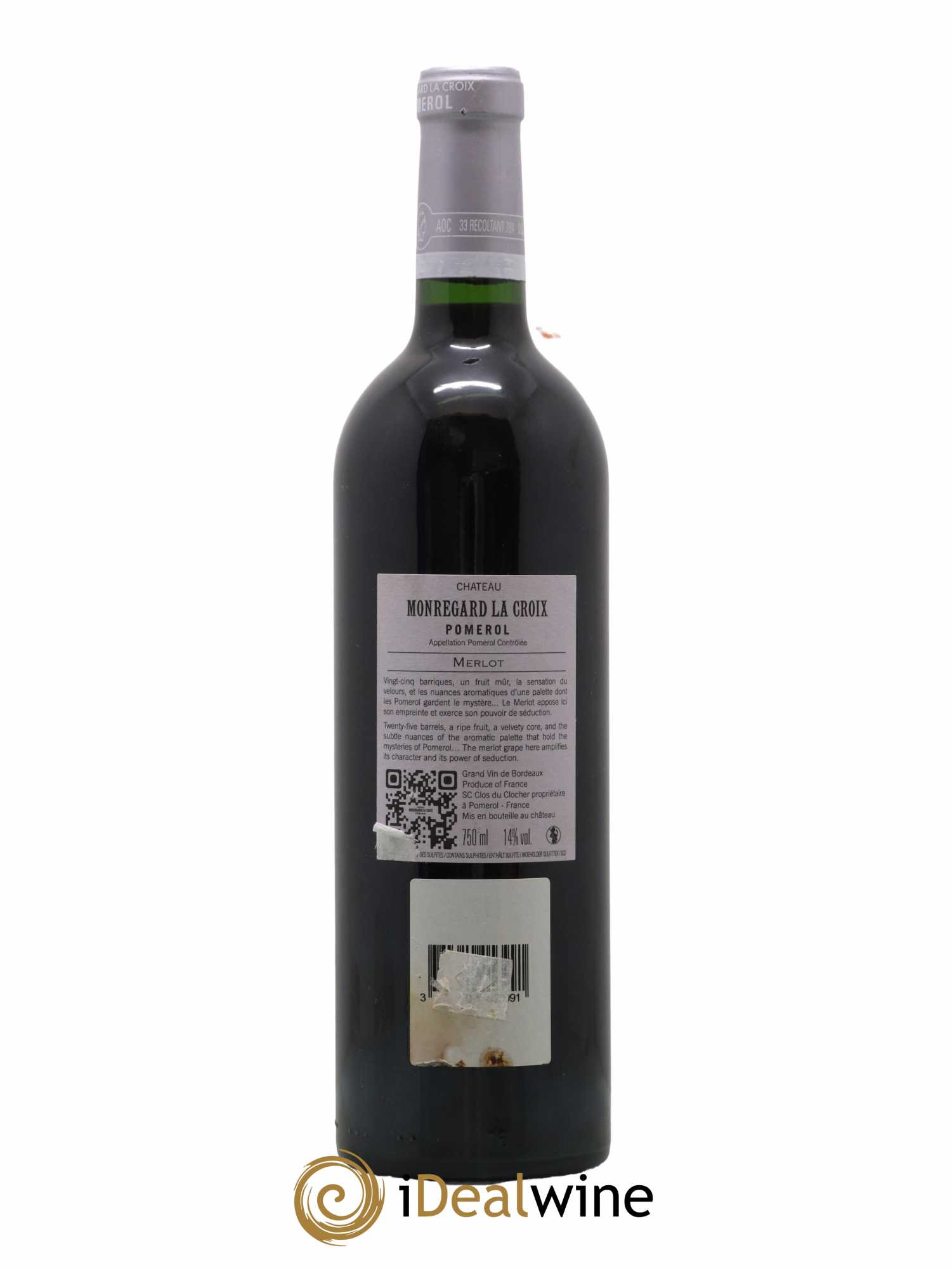 Pomerol Château Monregard la Croix 2016 - Lot de 1 bouteille - 1