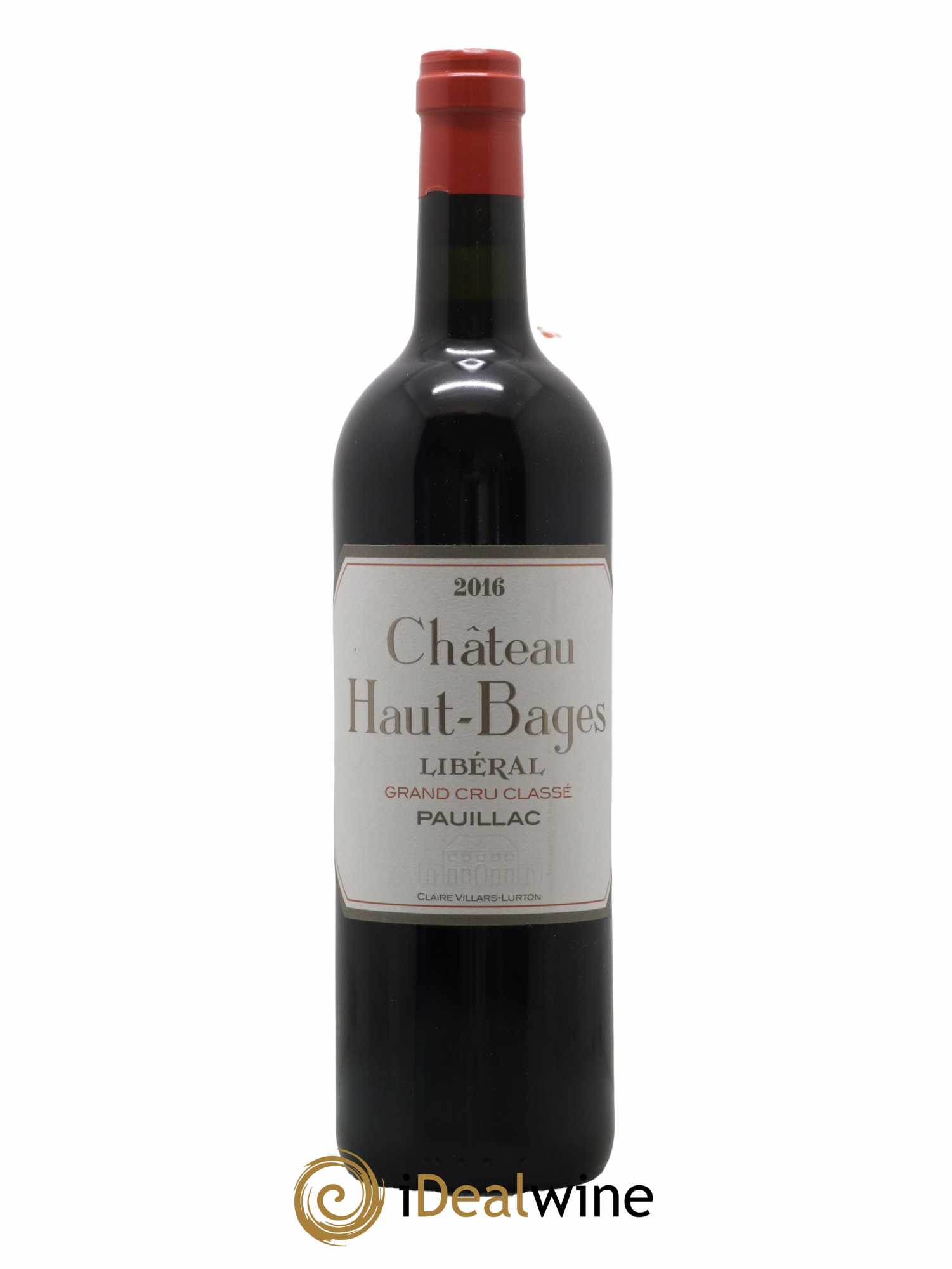 Château Haut Bages Libéral 5ème Grand Cru Classé 2016 - Lot de 1 bouteille - 0