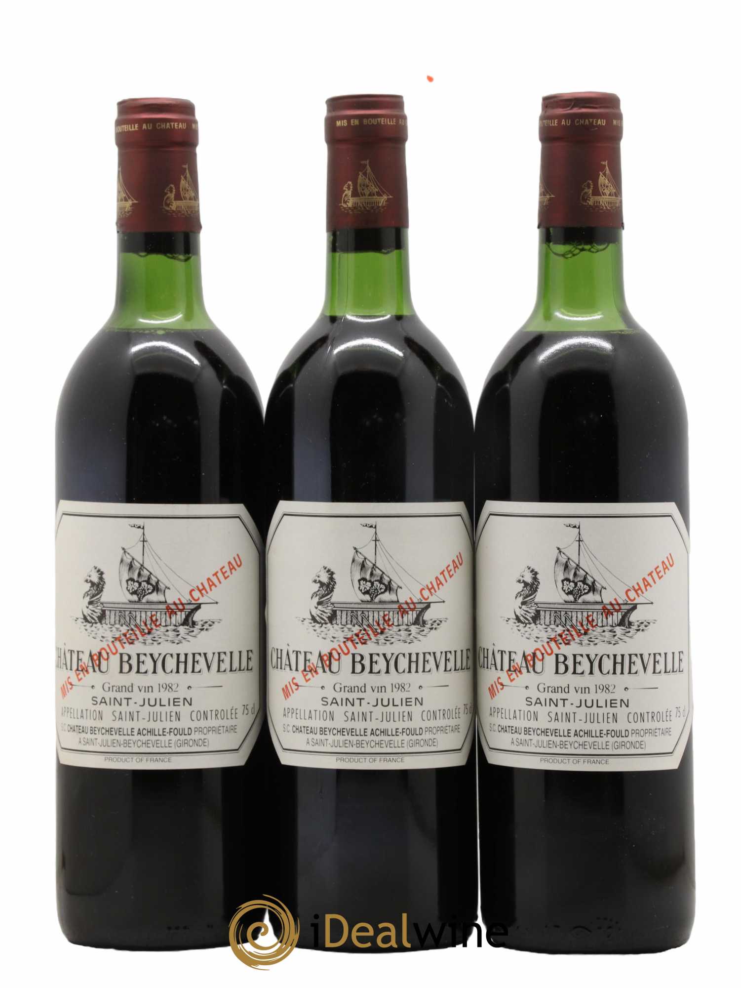 Château Beychevelle 4ème Grand Cru Classé 1982 - Lot de 6 bouteilles - 2