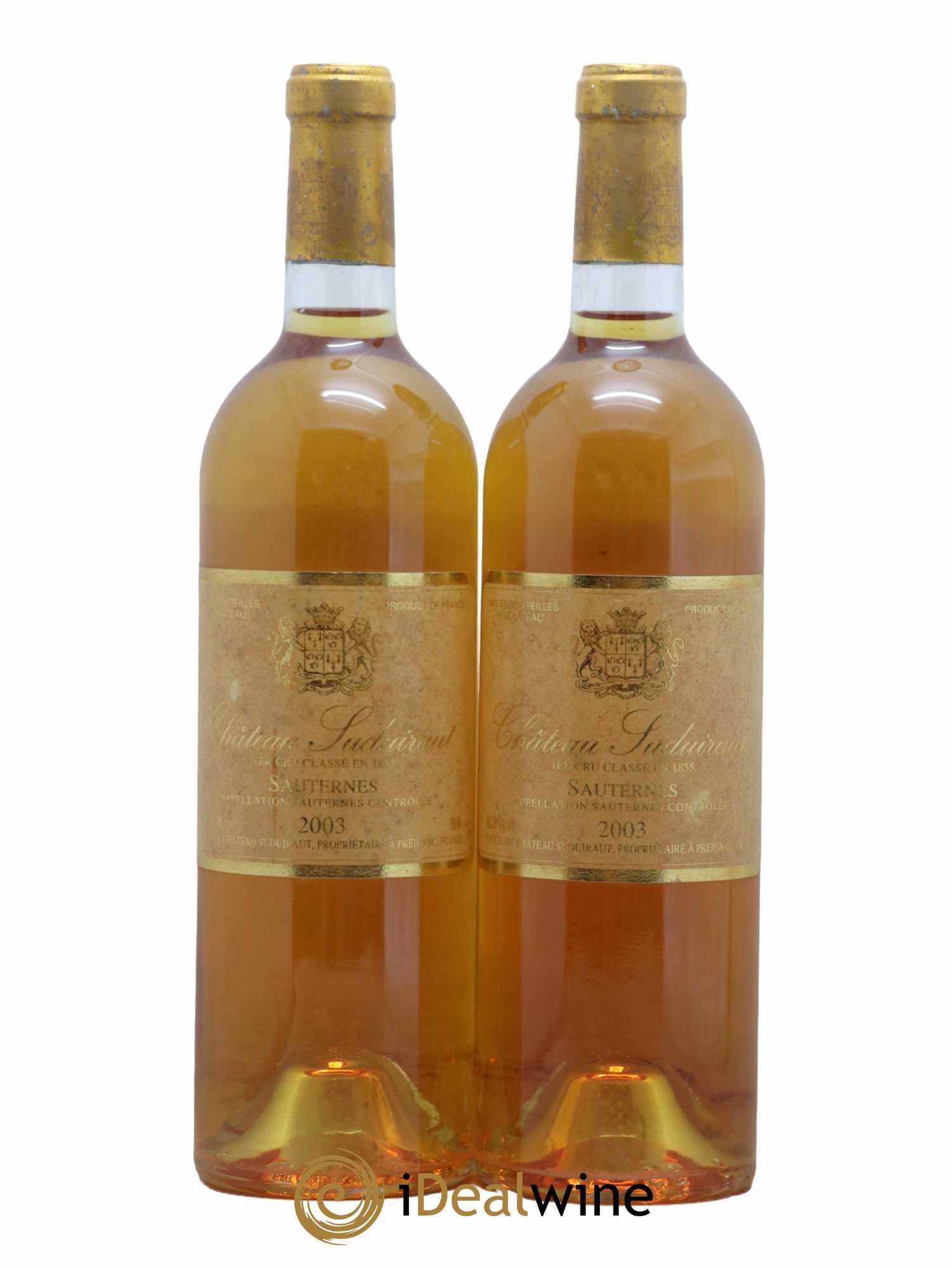 Château Suduiraut 1er Grand Cru Classé 2003 - Lotto di 2 bottiglie - 0
