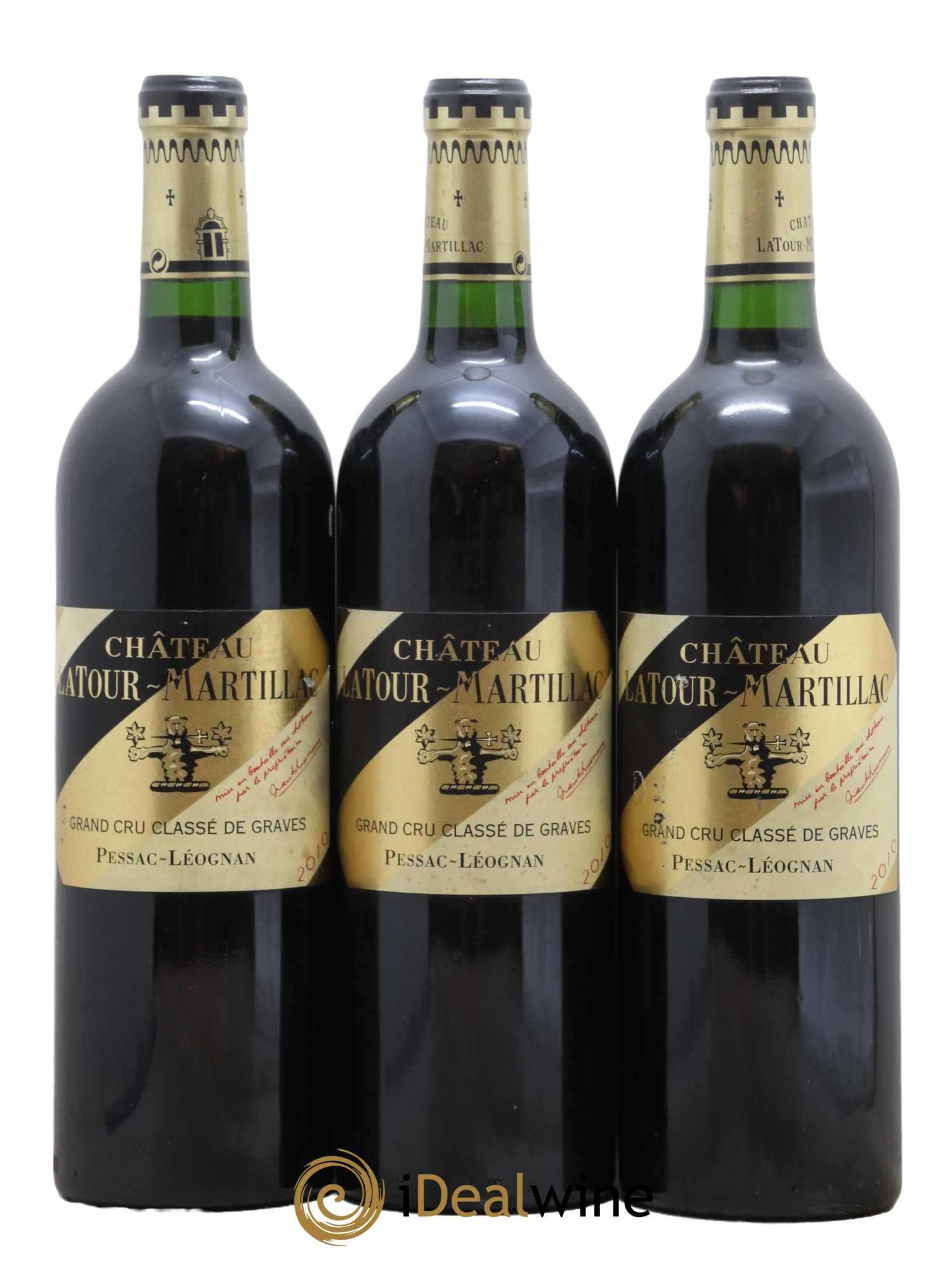 Château Latour-Martillac Cru Classé de Graves 2010 - Lot de 3 bouteilles - 0