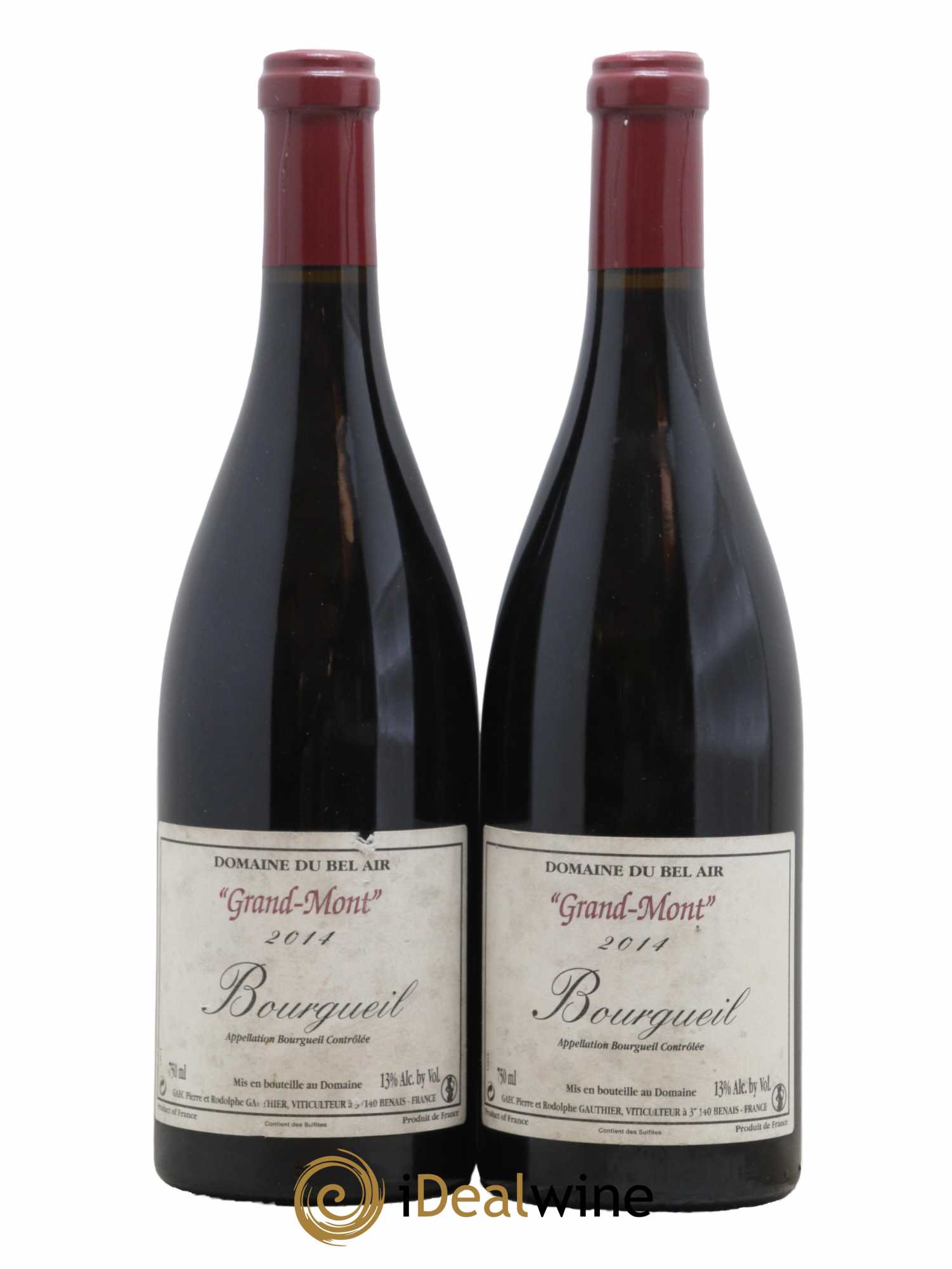 Bourgueil Grand Mont Domaine du Bel Air 2014 - Lot de 2 bouteilles - 0