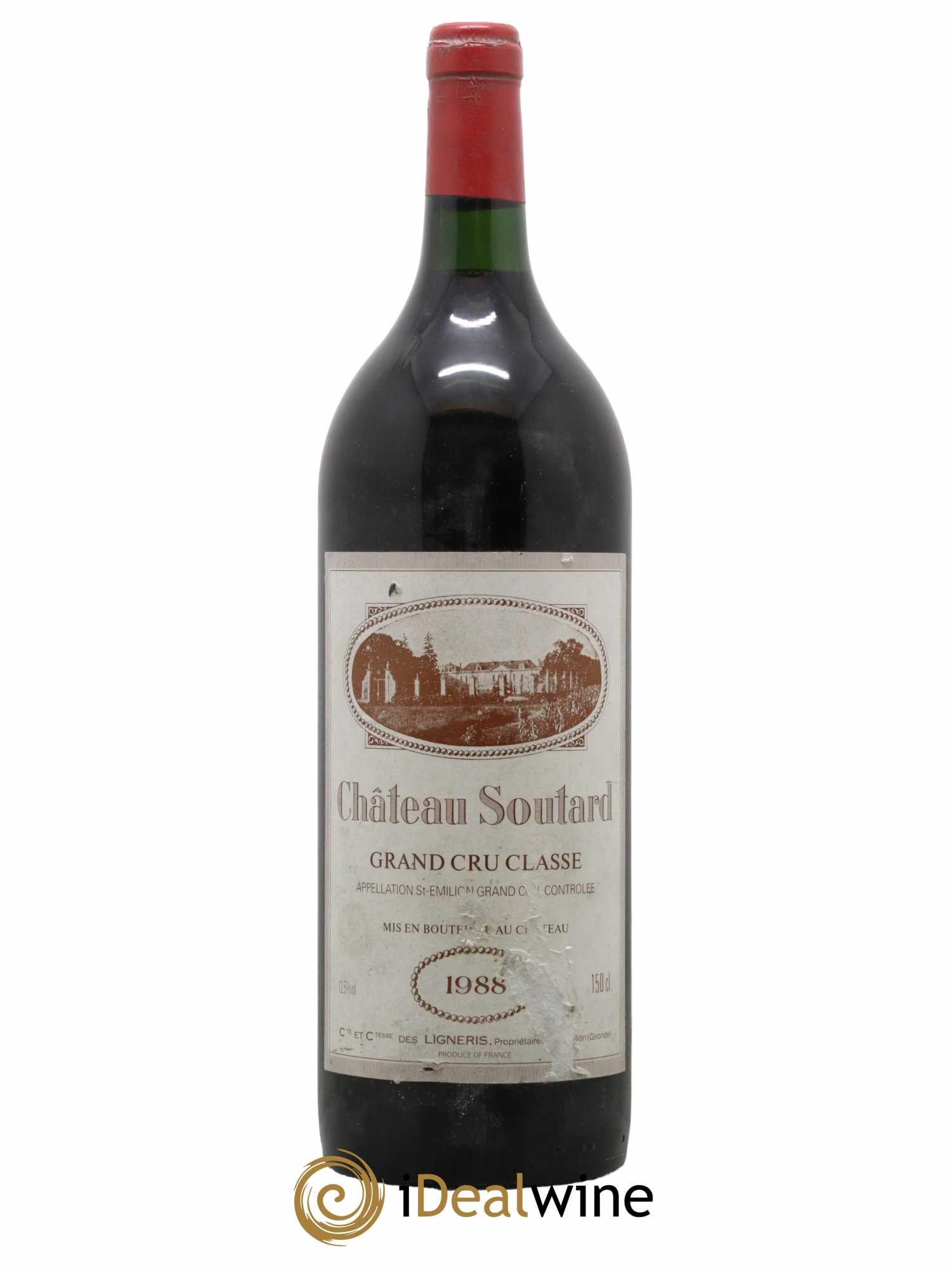 Château Soutard Grand Cru Classé 1988 - Lot de 1 magnum - 0