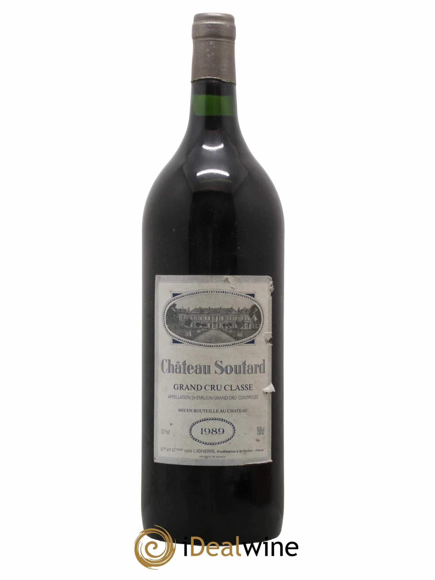 Château Soutard Grand Cru Classé 1989 - Lot de 1 magnum - 0