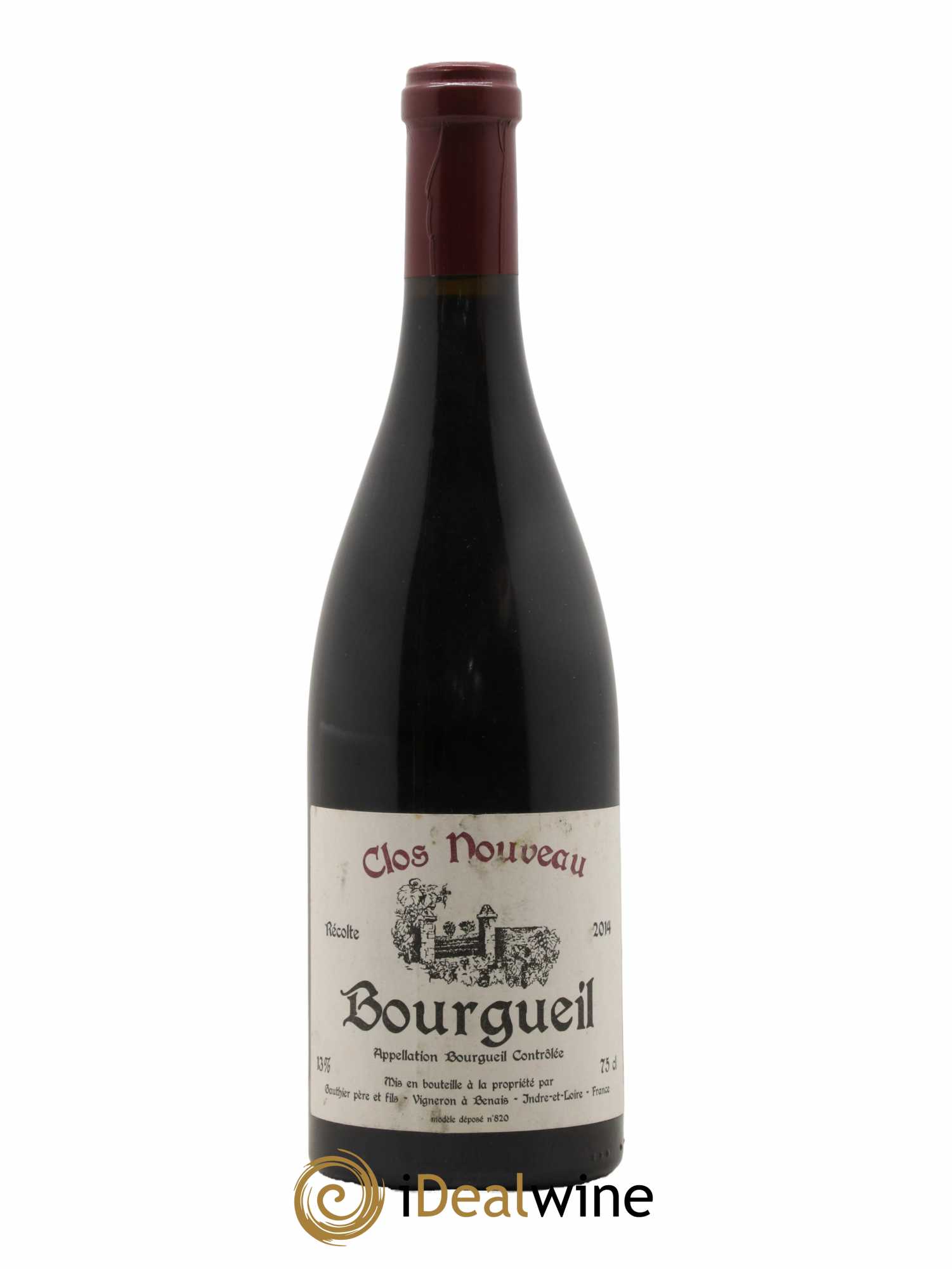 Bourgueil Clos Nouveau Domaine du Bel Air 2014 - Lot de 1 bouteille - 0