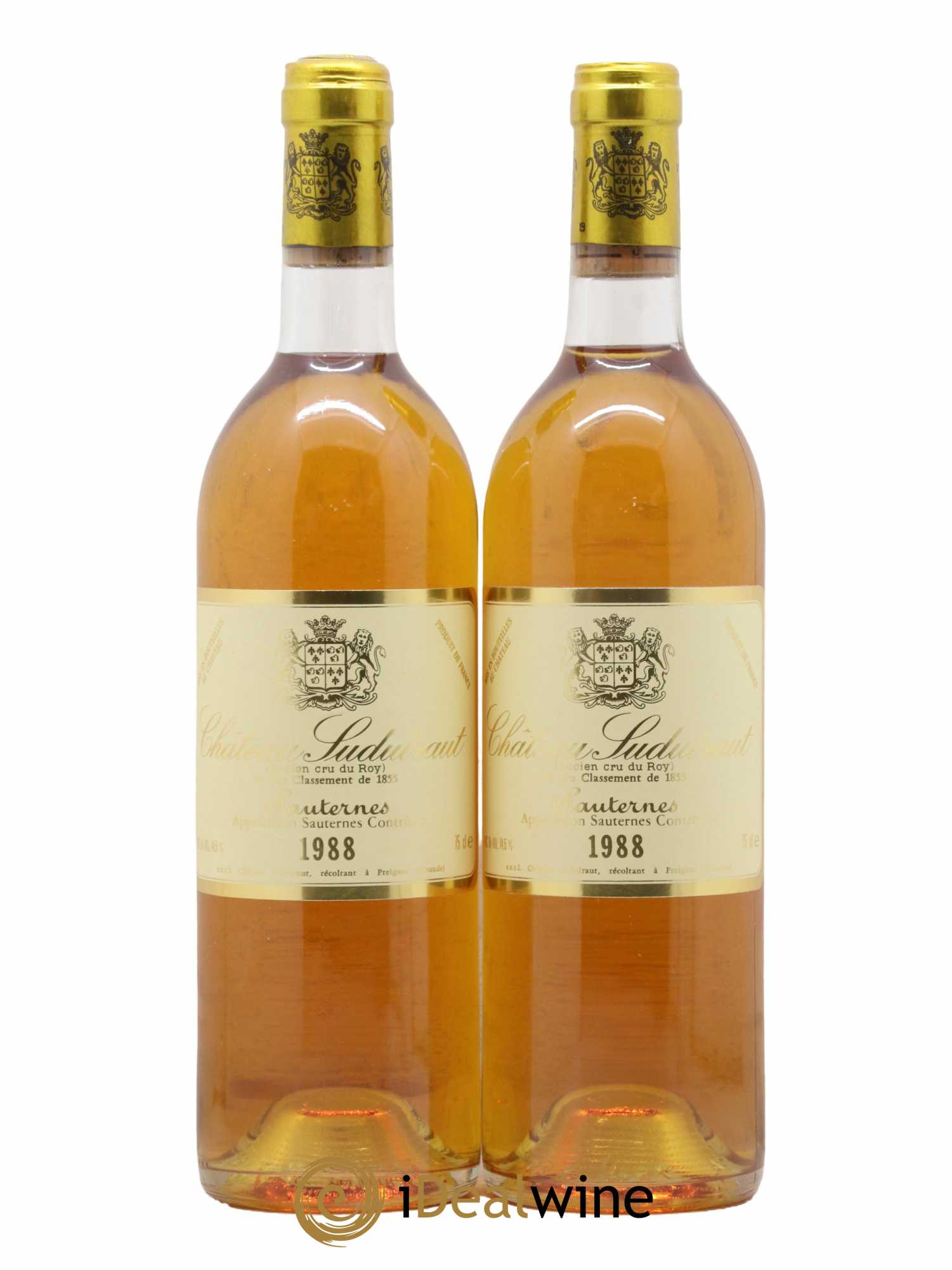 Château Suduiraut 1er Grand Cru Classé 1988 - Lotto di 2 bottiglie - 0