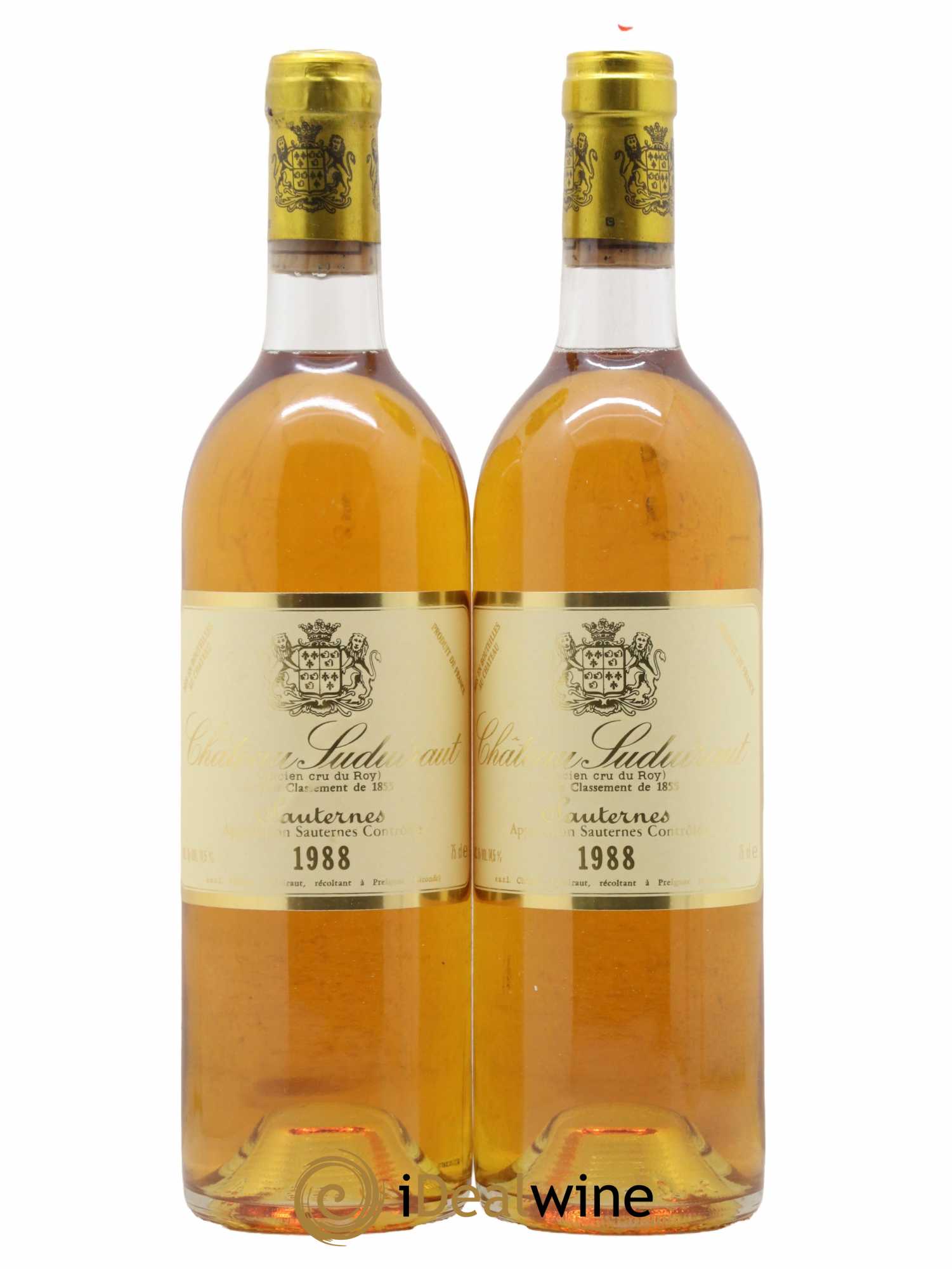 Château Suduiraut 1er Grand Cru Classé 1988 - Lotto di 2 bottiglie - 0