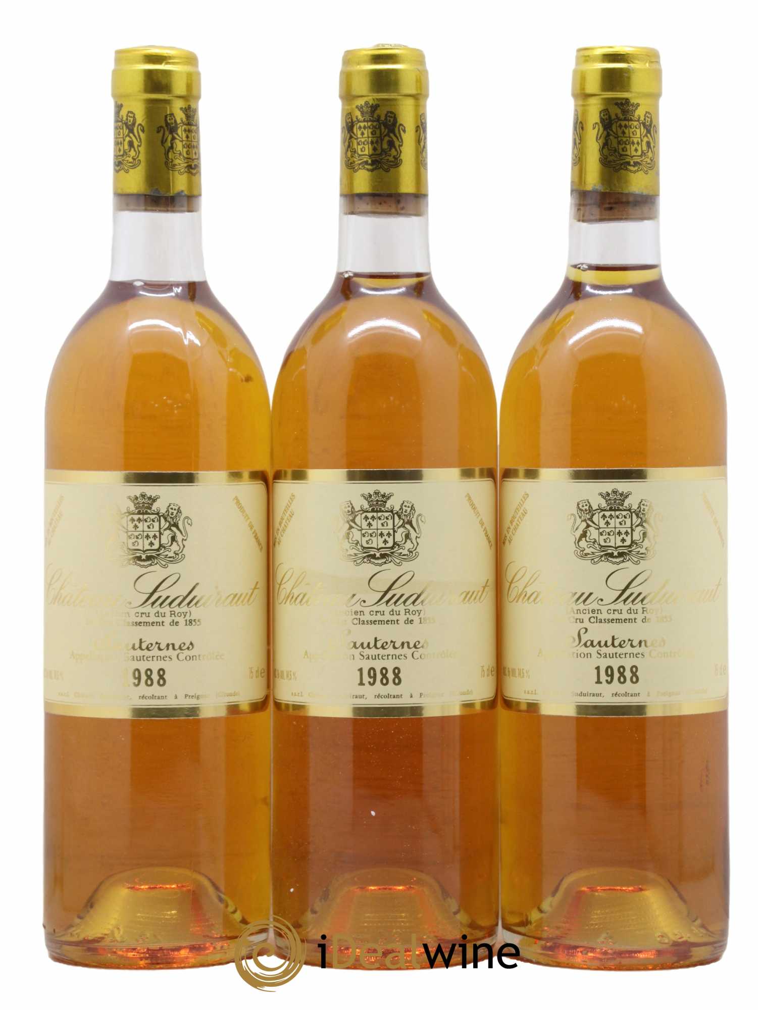 Château Suduiraut 1er Grand Cru Classé 1988 - Lotto di 3 bottiglie - 0
