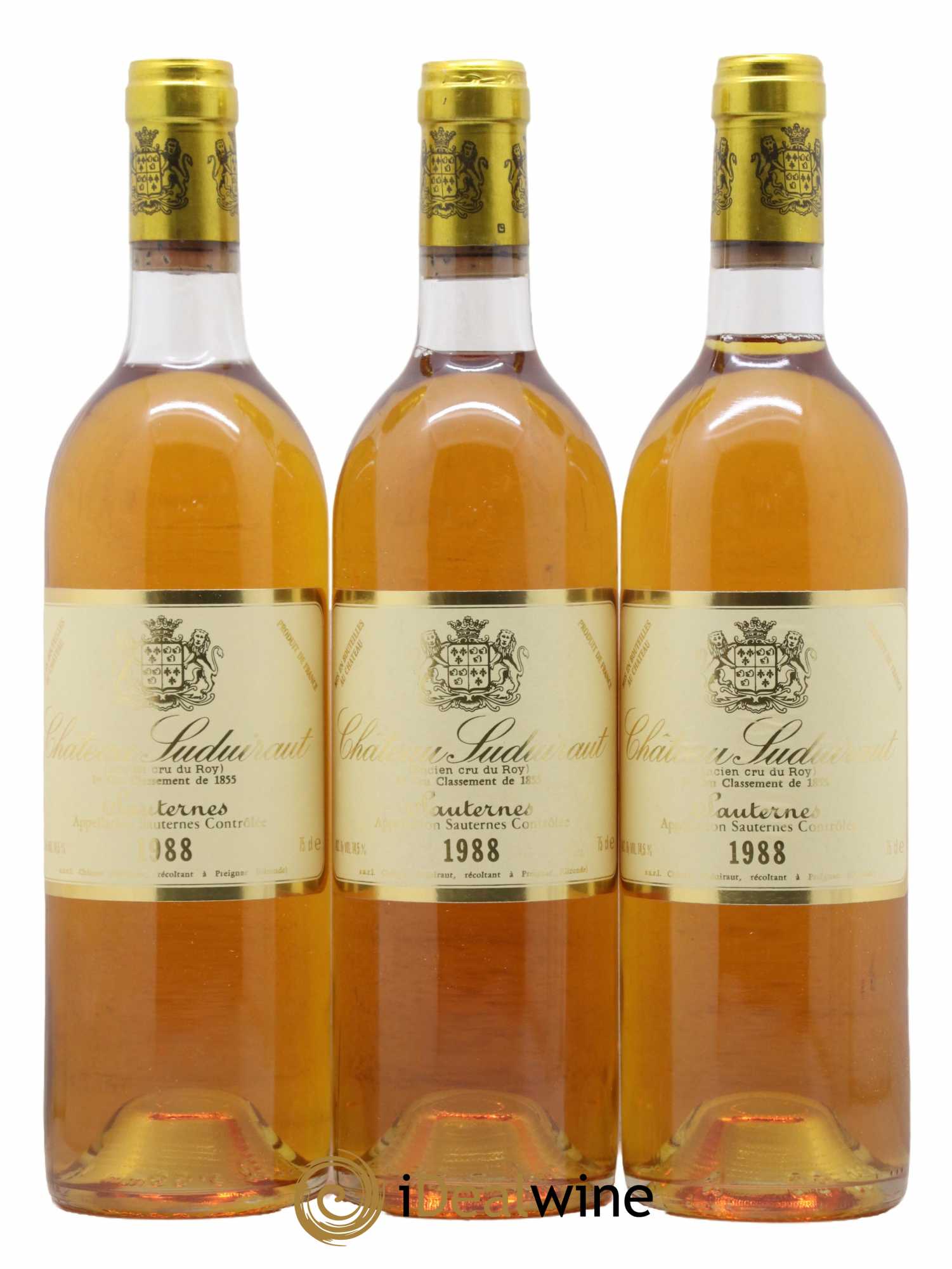 Château Suduiraut 1er Grand Cru Classé 1988 - Lotto di 3 bottiglie - 0