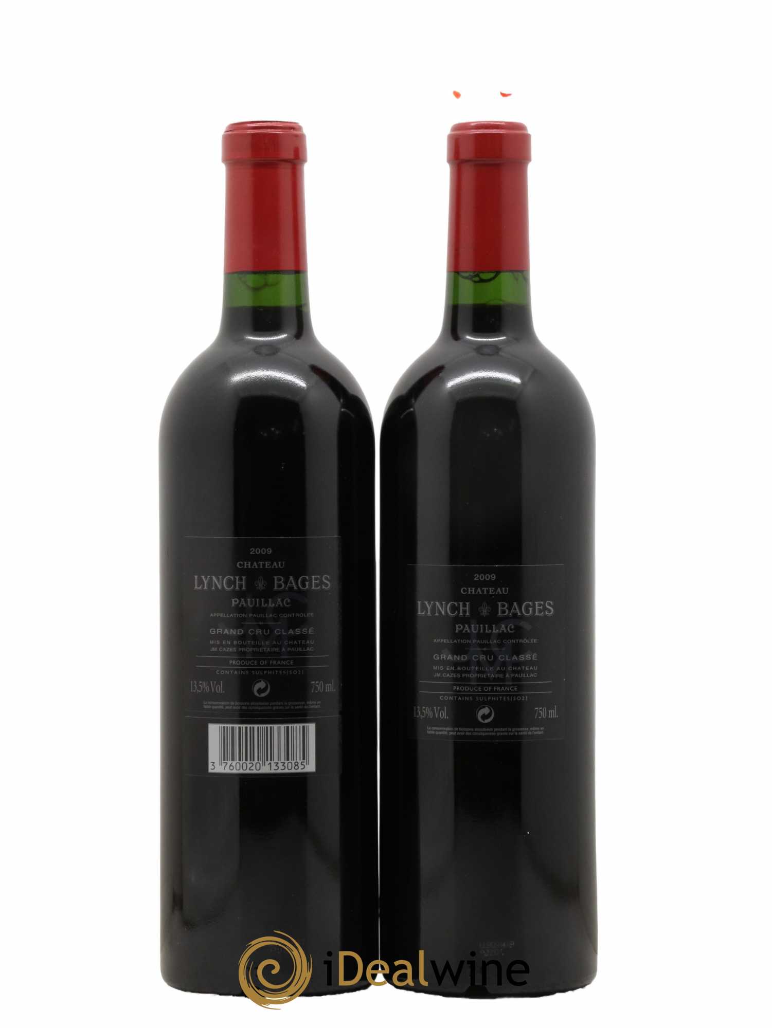 Château Lynch Bages 5ème Grand Cru Classé 2009 - Lot de 2 bouteilles - 1