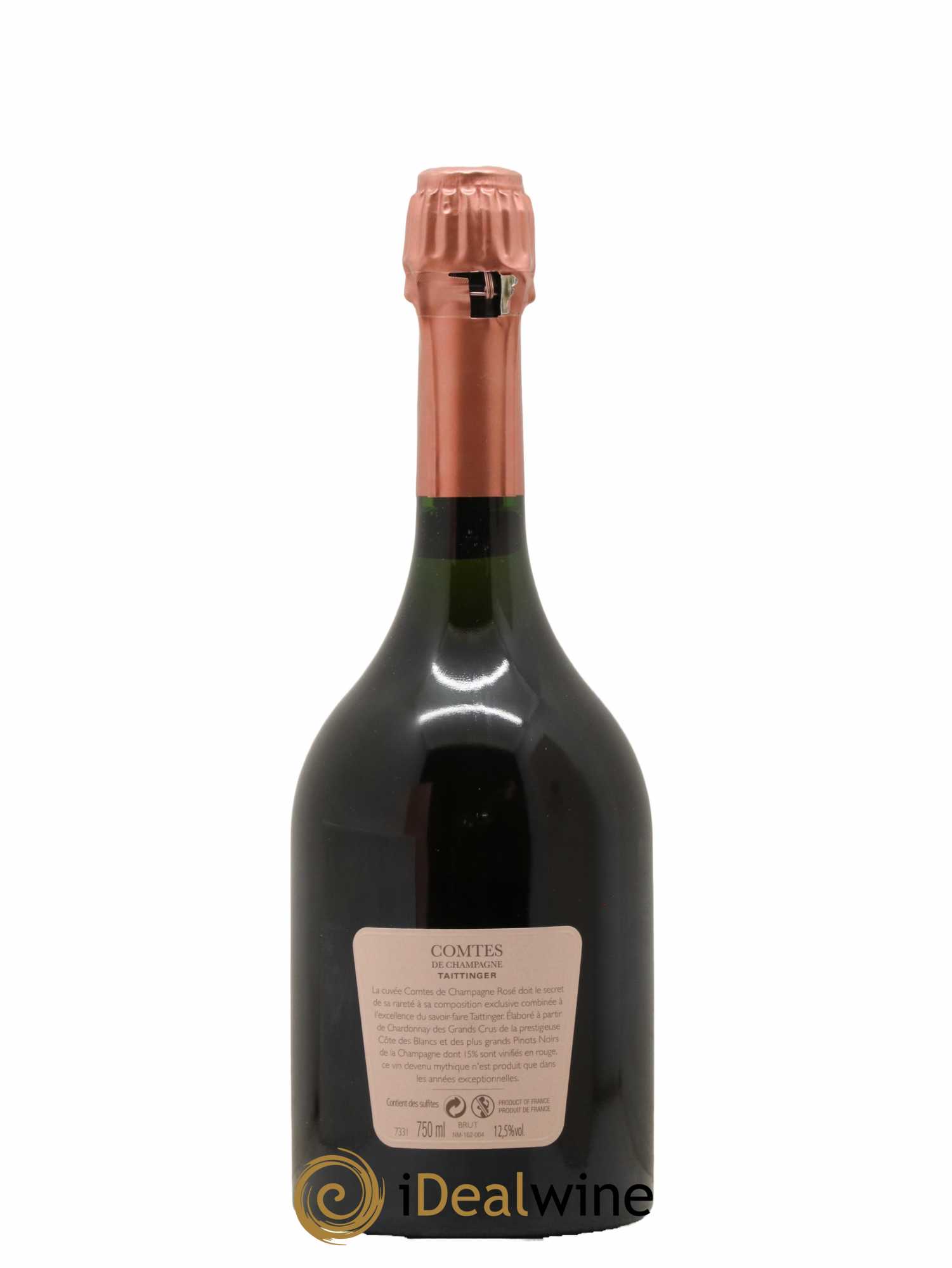 Comtes de Champagne Rosé Grand Cru Brut Taittinger 2007 - Lot de 1 bouteille - 2
