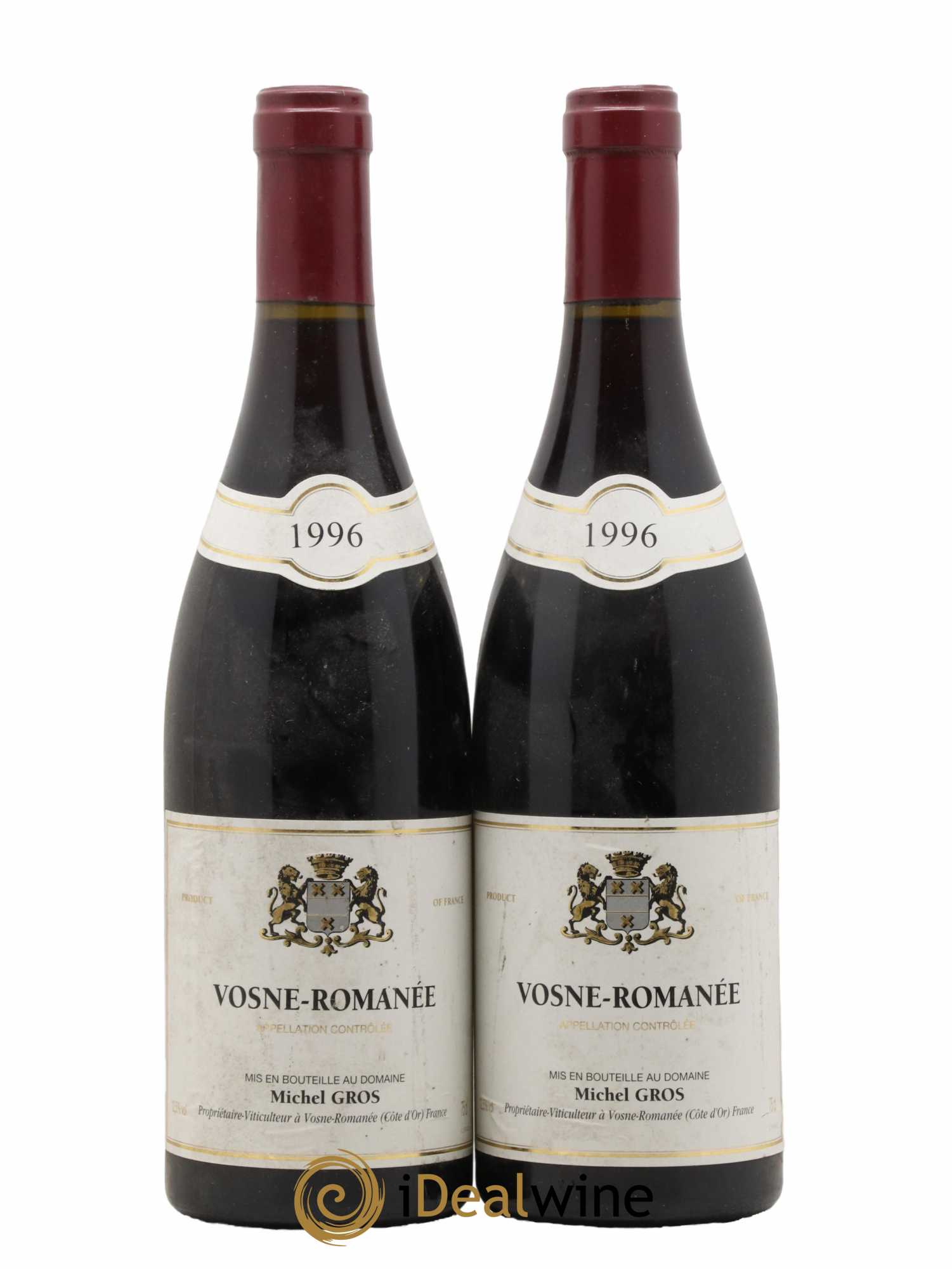 Vosne-Romanée Michel Gros 1996 - Lot de 2 bouteilles - 0