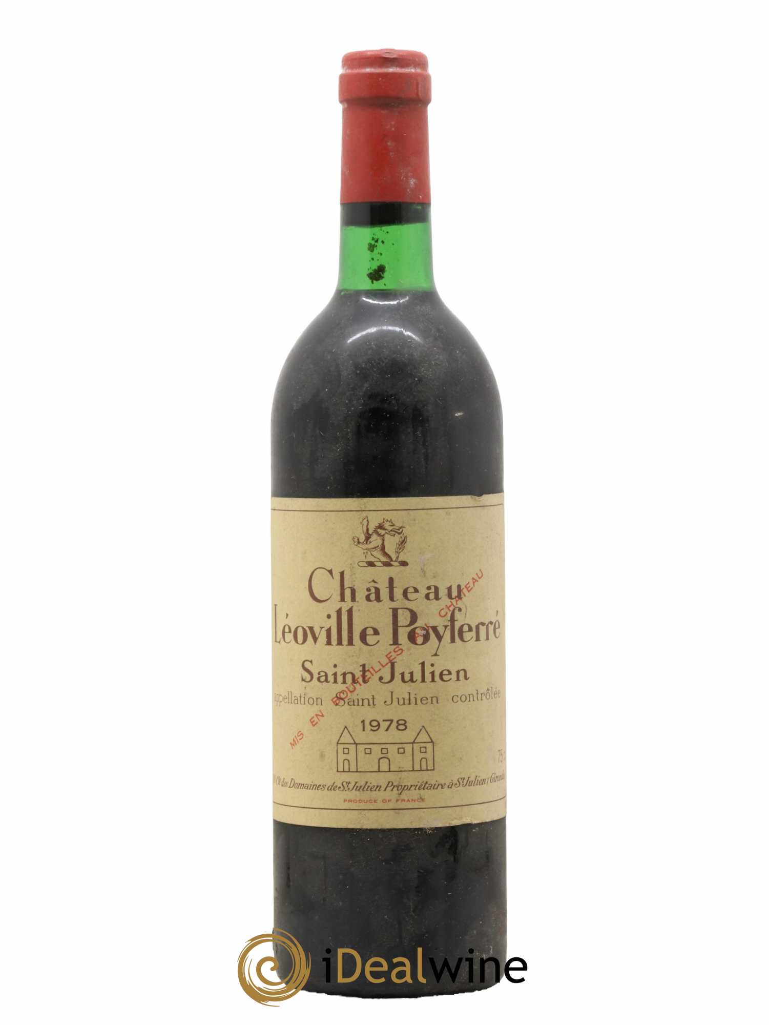 Château Léoville Poyferré 2ème Grand Cru Classé 1978 - Lot de 1 bouteille - 0
