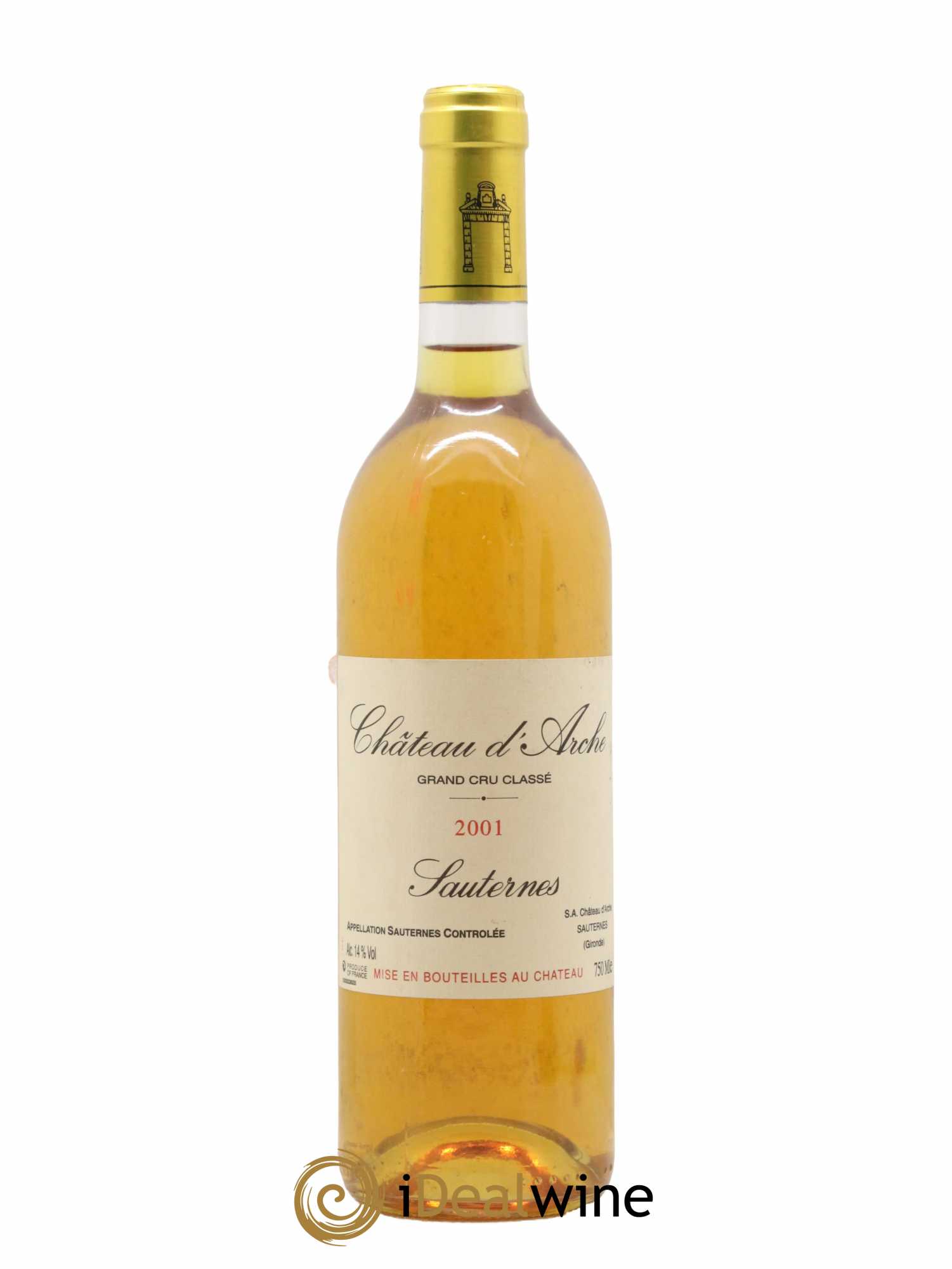 Château d' Arche 2ème Grand Cru Classé 2001 - Lot of 1 bottle - 0