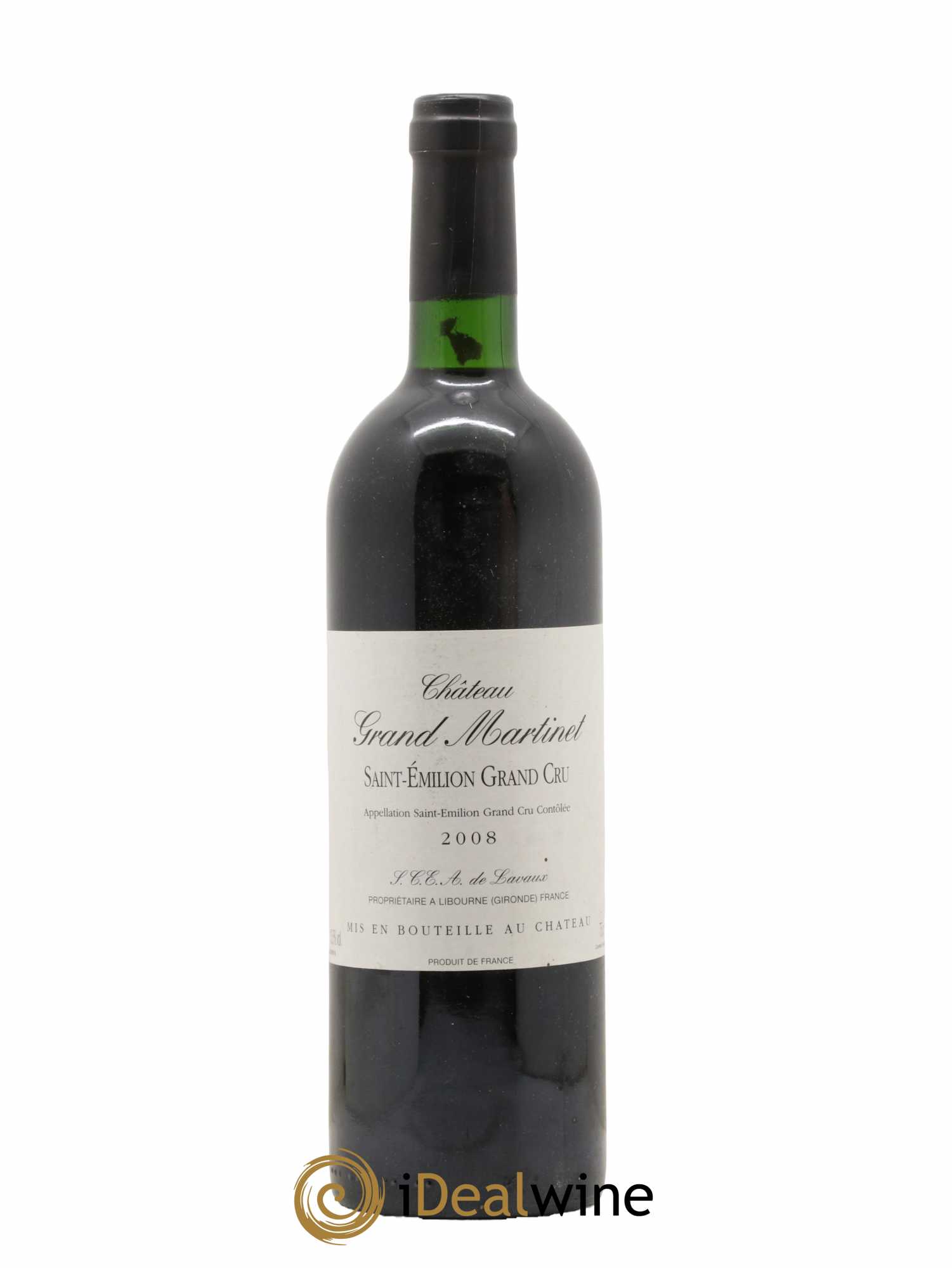 Saint-Émilion Grand Cru Château Grand Martinet 2008 - Lot de 1 bouteille - 0
