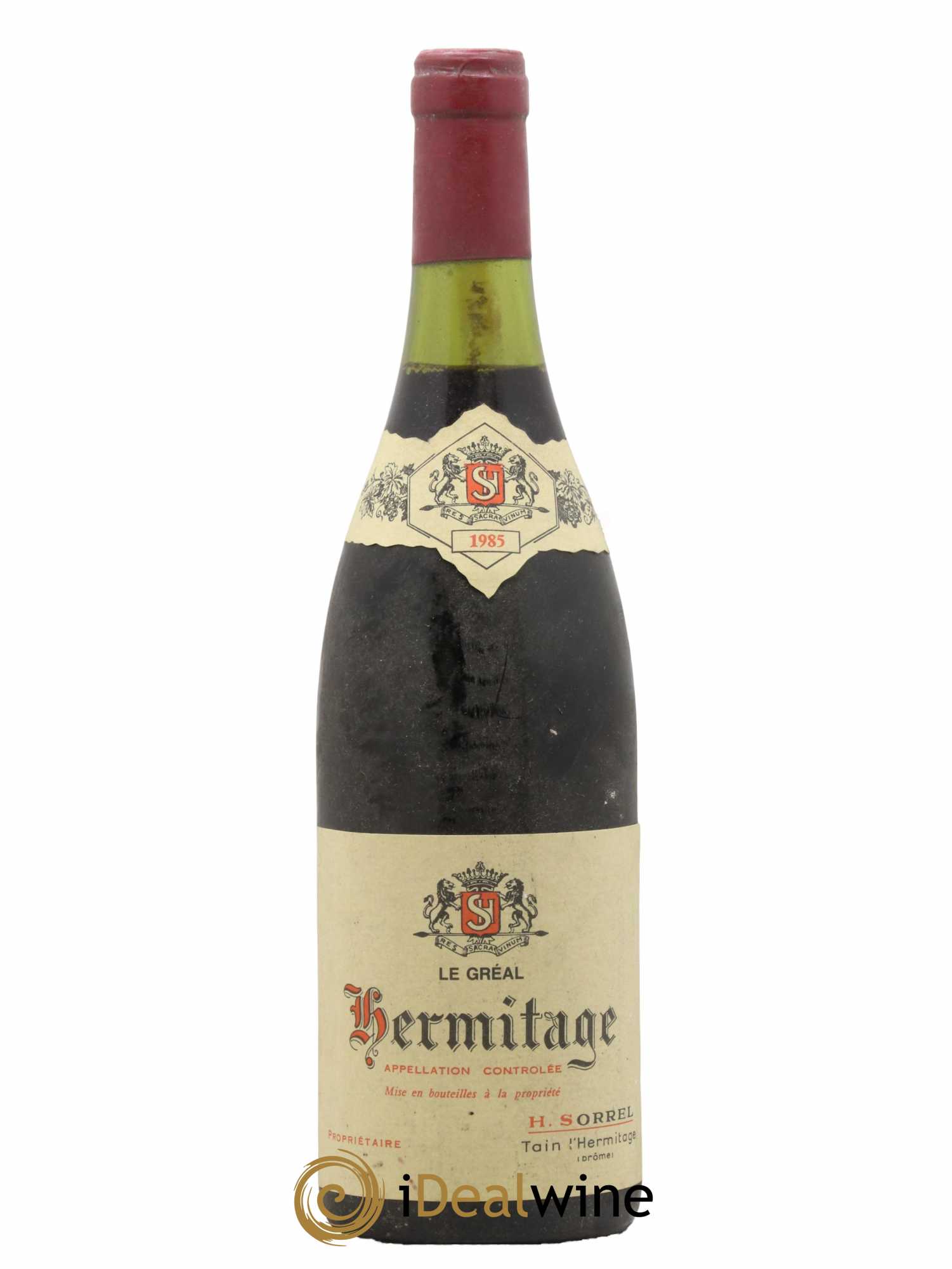 Hermitage Le Gréal Marc Sorrel 1985 - Lot de 1 bouteille - 0