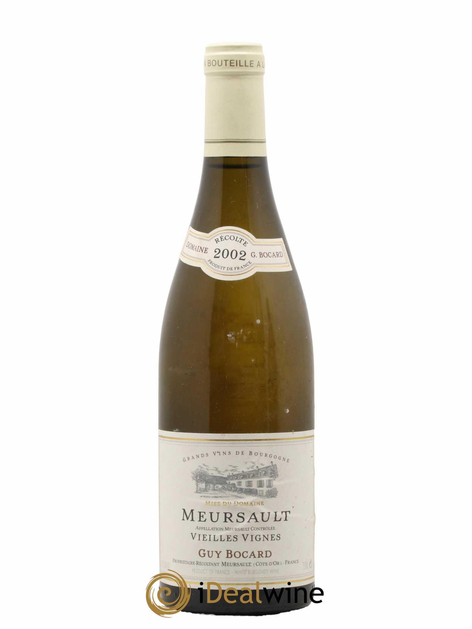 Meursault Vieilles vignes Domaine Guy Bocard 2002 - Lot de 1 bouteille - 0