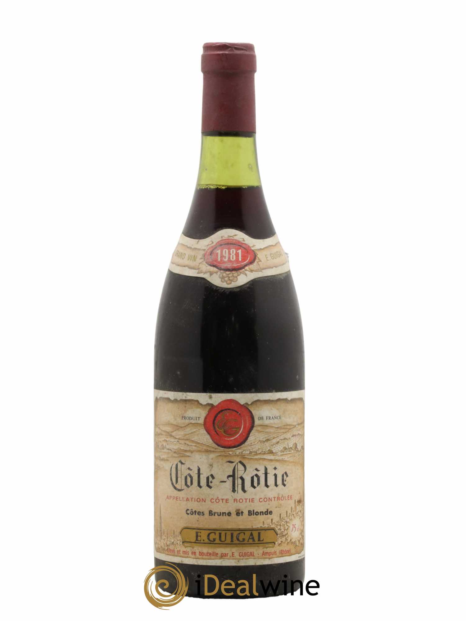Côte-Rôtie Côtes Brune et Blonde Guigal 1981 - Lot de 1 bouteille - 0